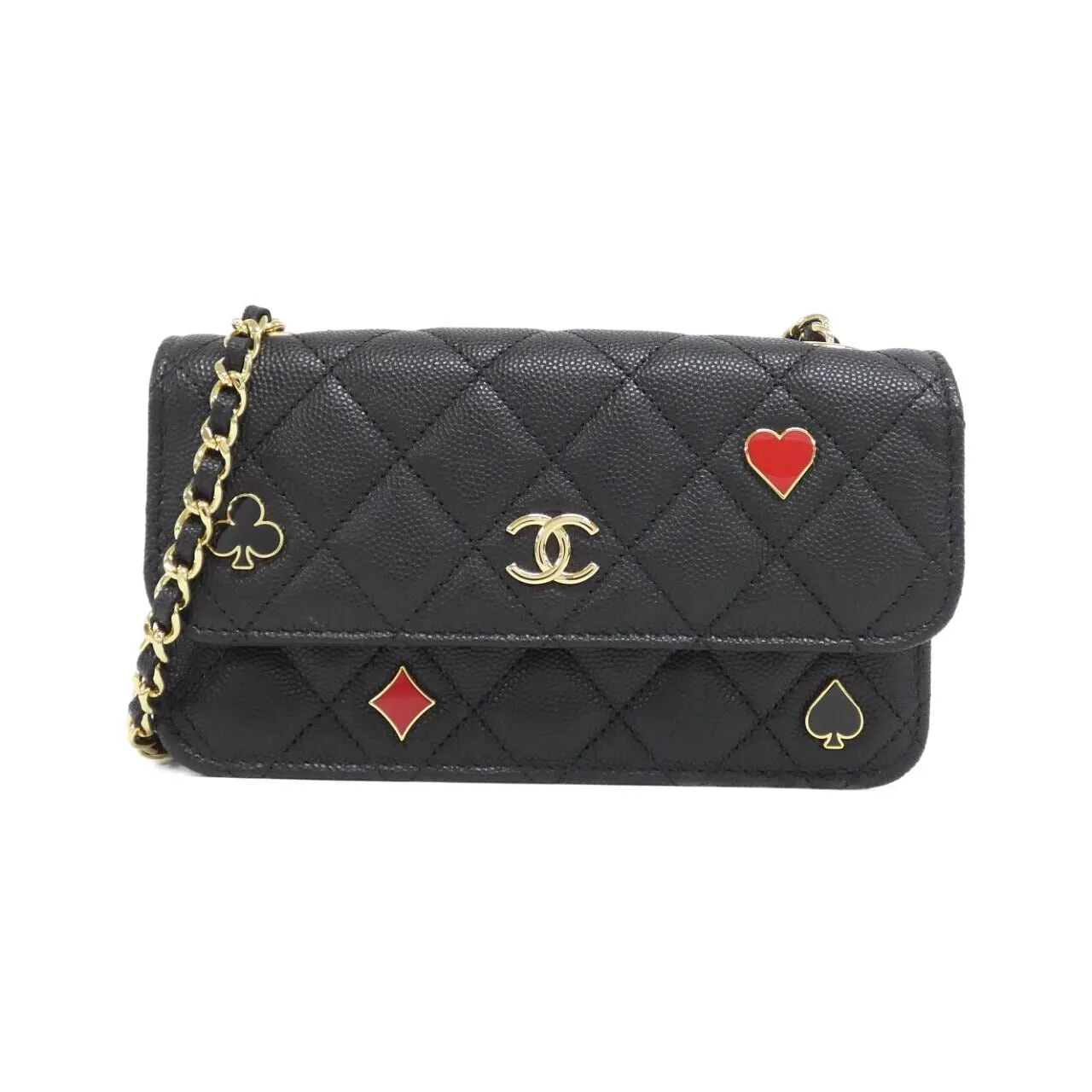 CHANEL Chanel 19 AP3084 Wallet Grained Calfskin