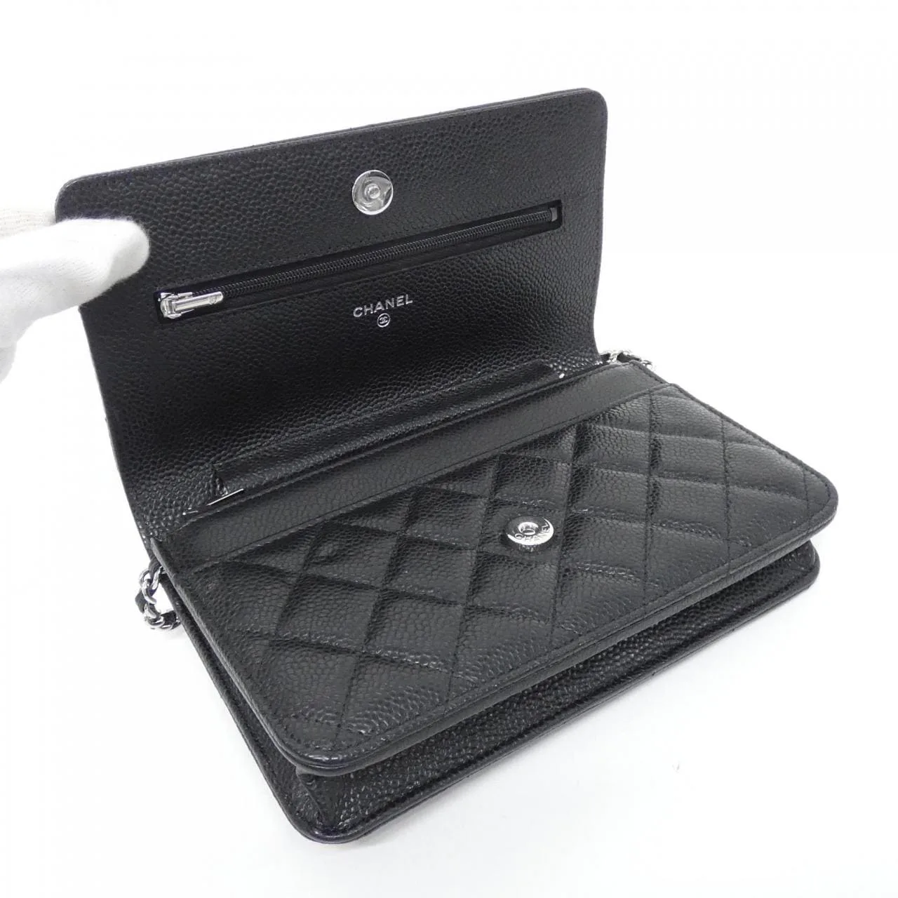 CHANEL Timeless Classic AP0250 Wallet Grained Calfskin 3