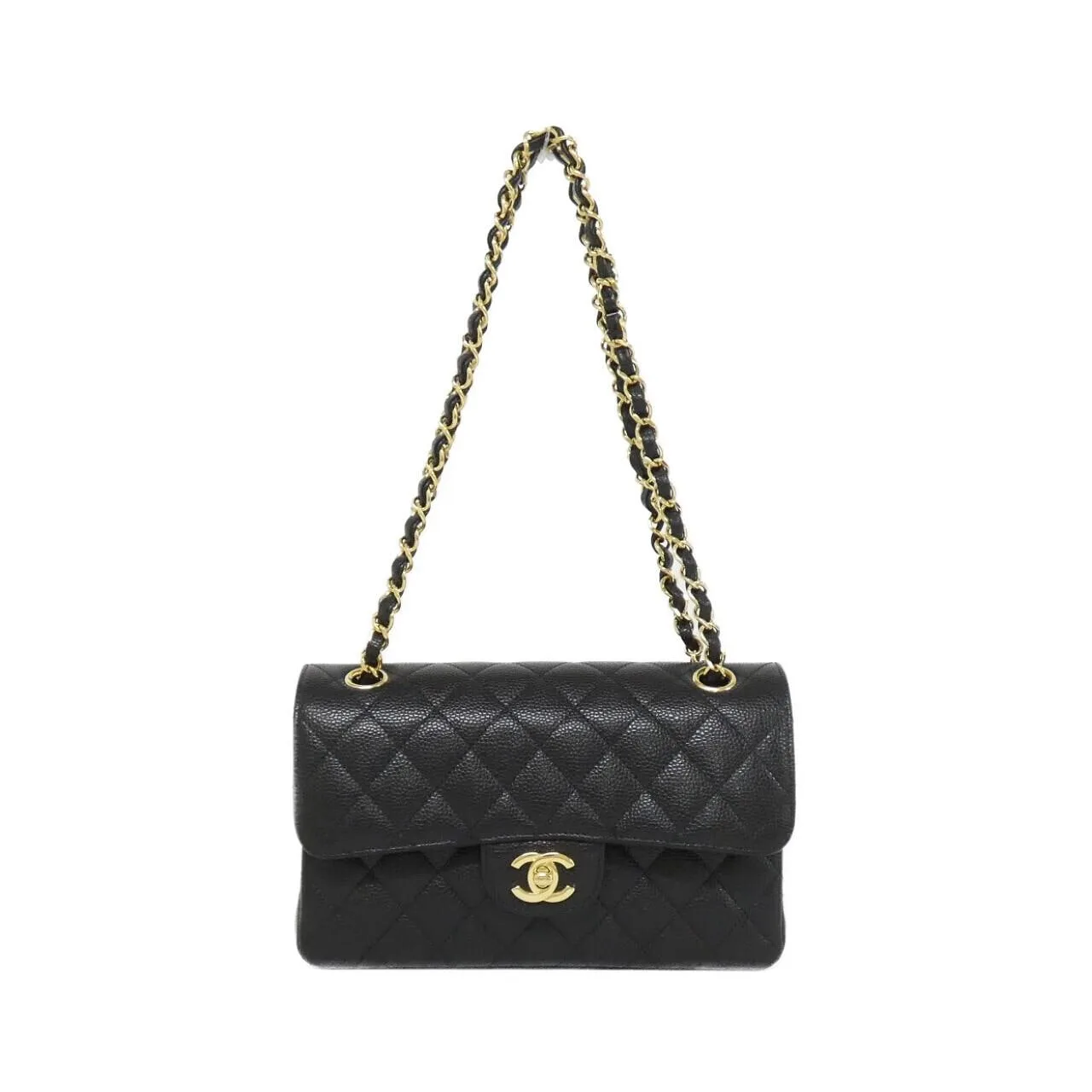 CHANEL Matelasse 1113 Shoulder Grained Calfskin
