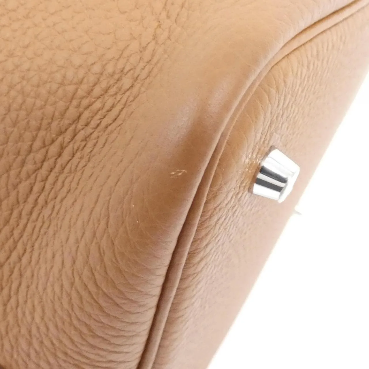 HERMES Picotin 060991CK Handbag Clemence 3