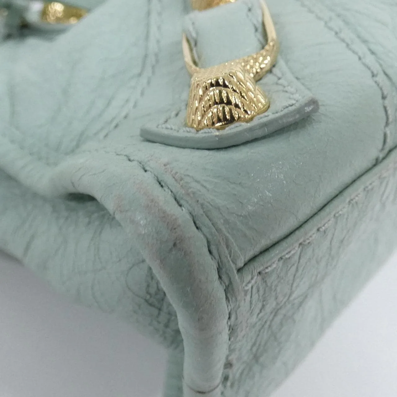 BALENCIAGA Le City 309544 D94JG Handbag Lambskin Black Lambskin - Thumbnail 3