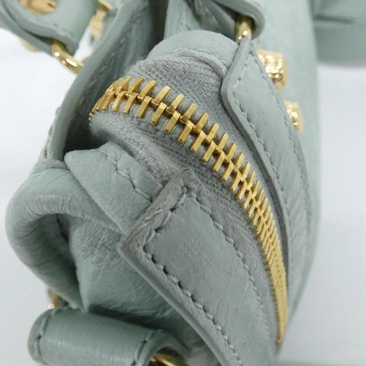 BALENCIAGA Le City 309544 D94JG Handbag Lambskin Black Lambskin - Thumbnail 4