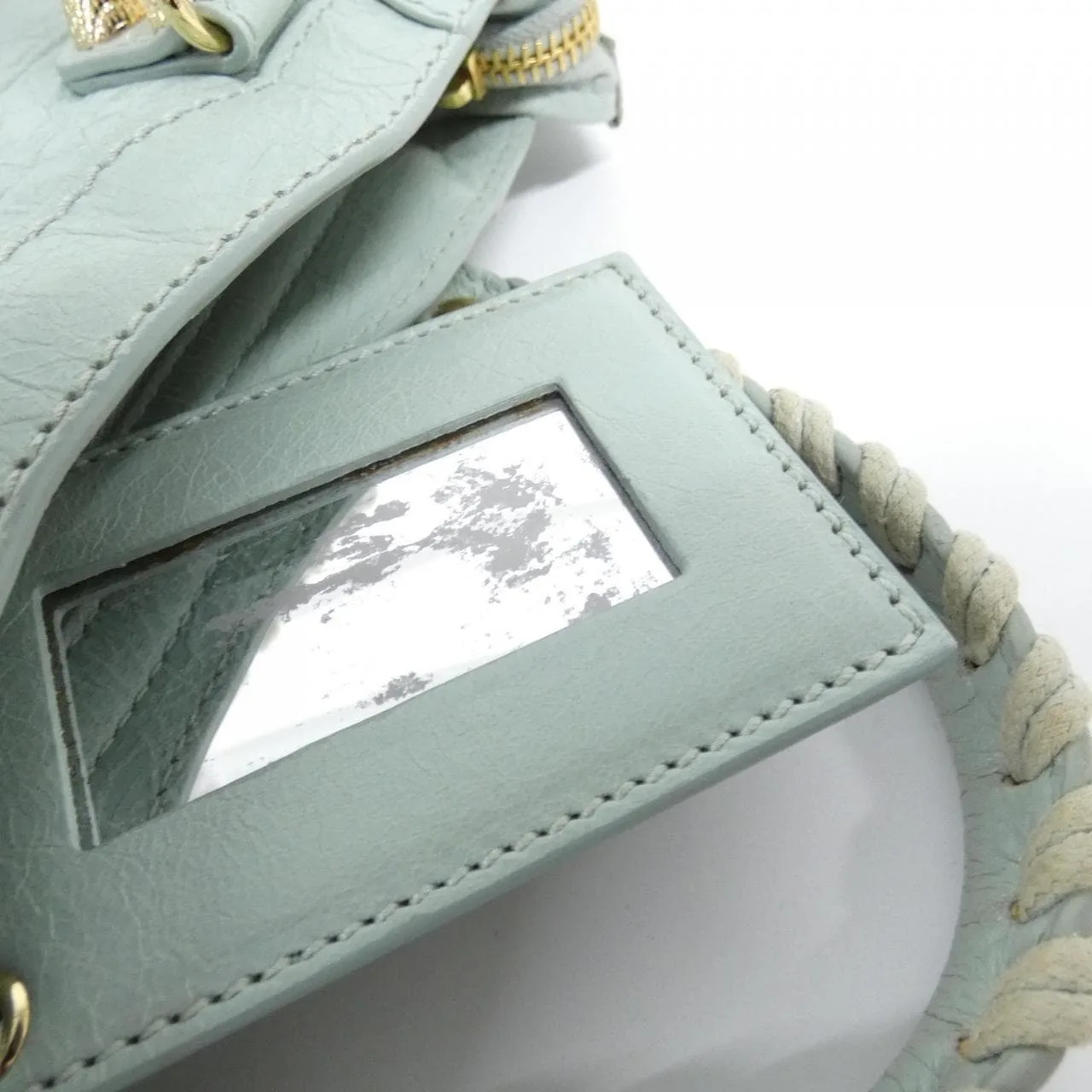 BALENCIAGA Le City 309544 D94JG Handbag Lambskin Black Lambskin - Thumbnail 10