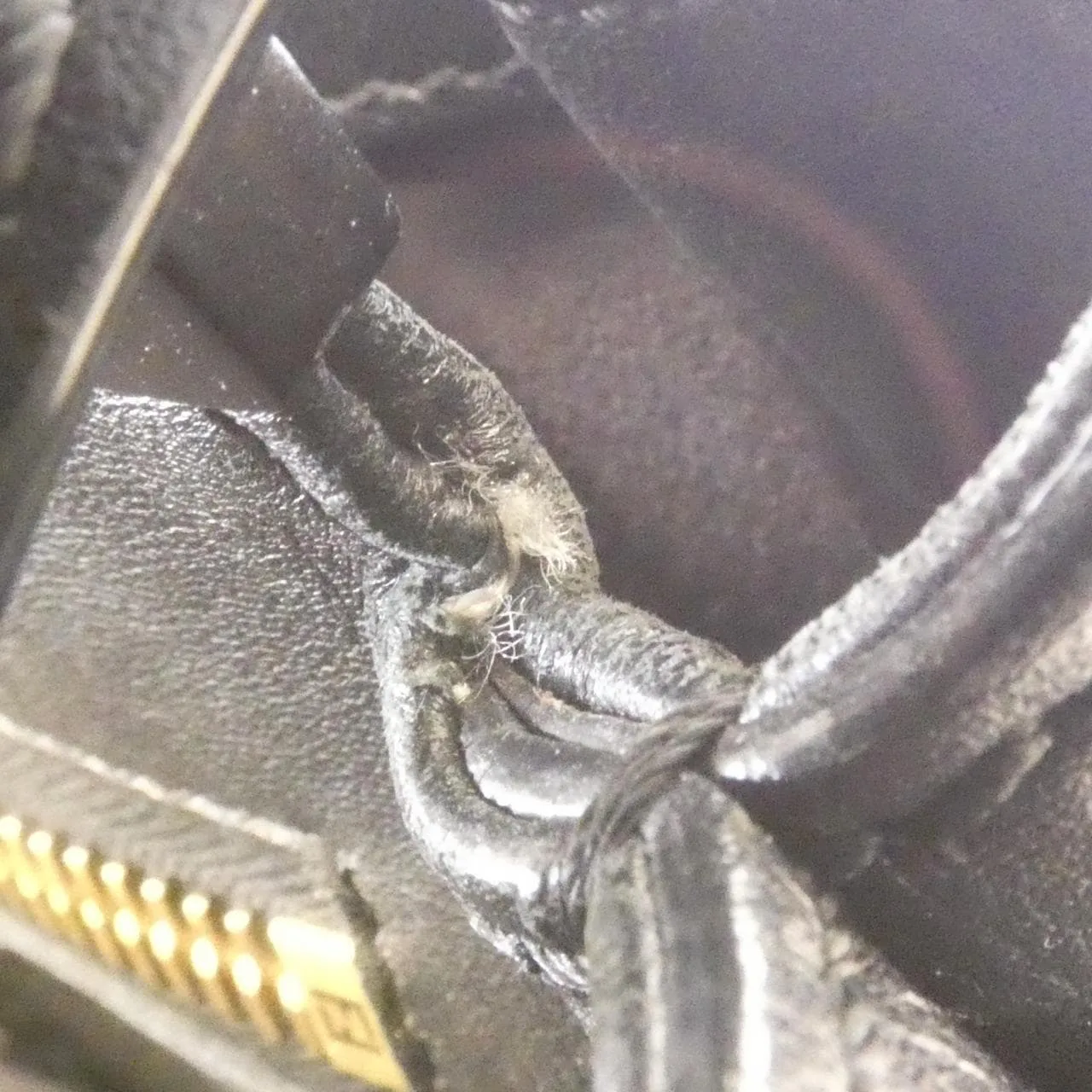 FENDI Peekaboo 8BN290 3ZN Handbag 黑色 中古品B - 縮圖 3