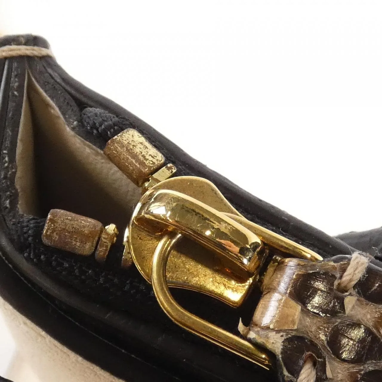 LOUIS VUITTON Steamer N95975 手提包 蟒蛇皮 4