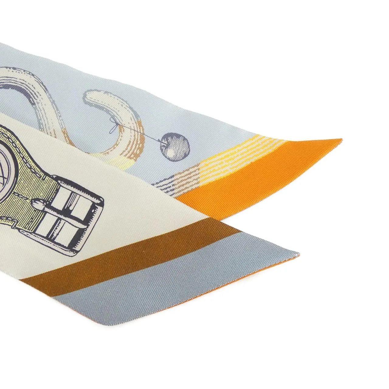 HERMES 064288S Scarf Black Rank A - Thumbnail 2