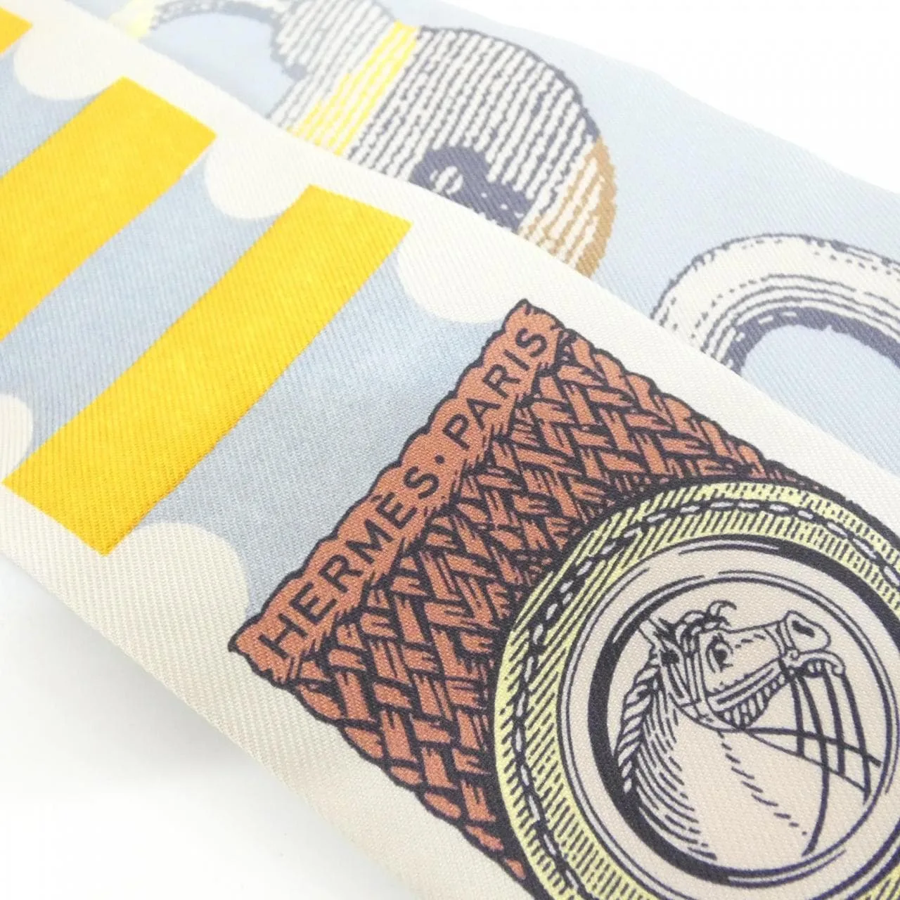 HERMES 064288S Scarf Black Rank A - Thumbnail 3