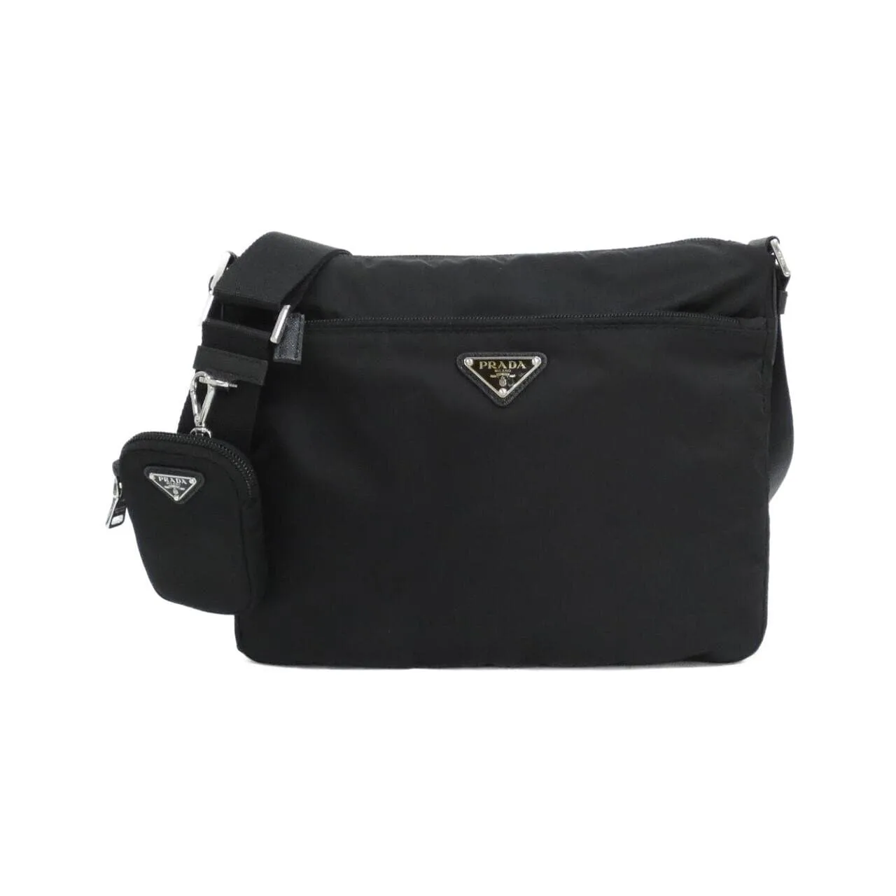 PRADA 1BC421 Shoulder Black