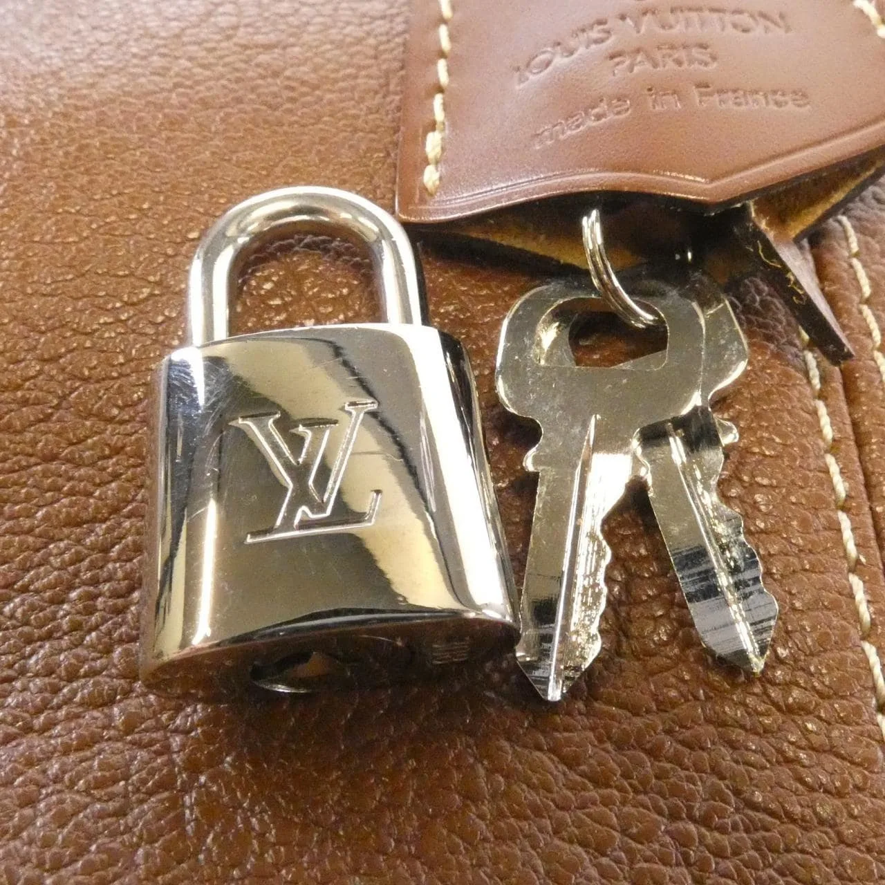 LOUIS VUITTON Lockit M91889 手提包 皮革 4