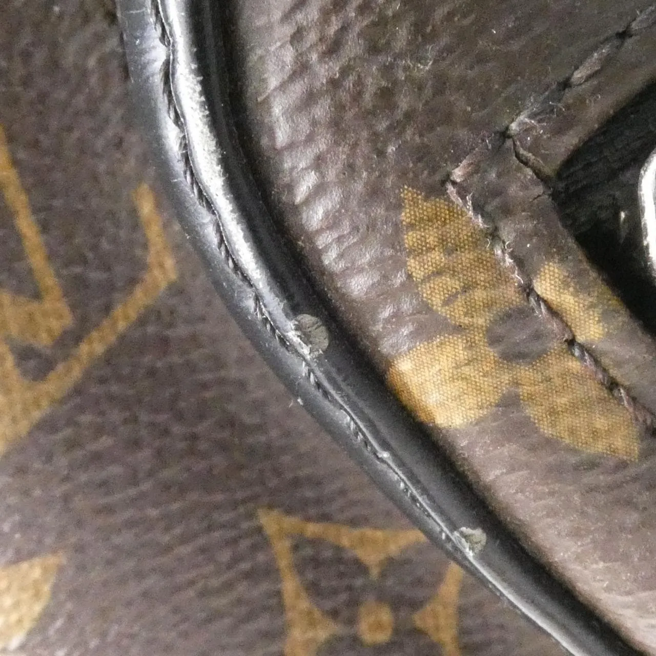 LOUIS VUITTON M41530 Backpack Monogram 黑色 Monogram 中古品B - 縮圖 5