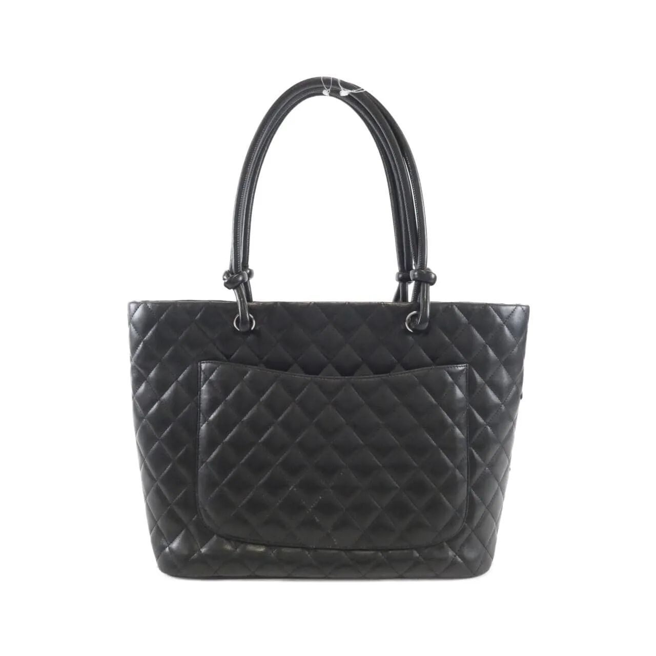 CHANEL Cambon 25169 Handbag Patent Leather 2