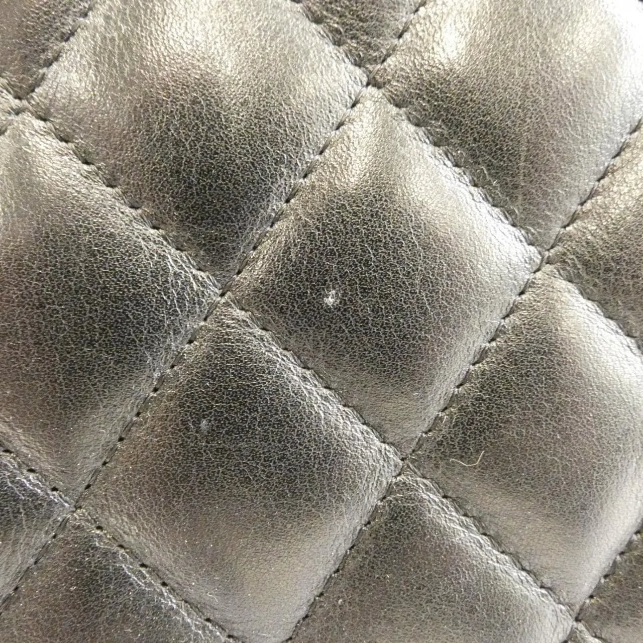 CHANEL Cambon 25169 Handbag Patent Leather 4