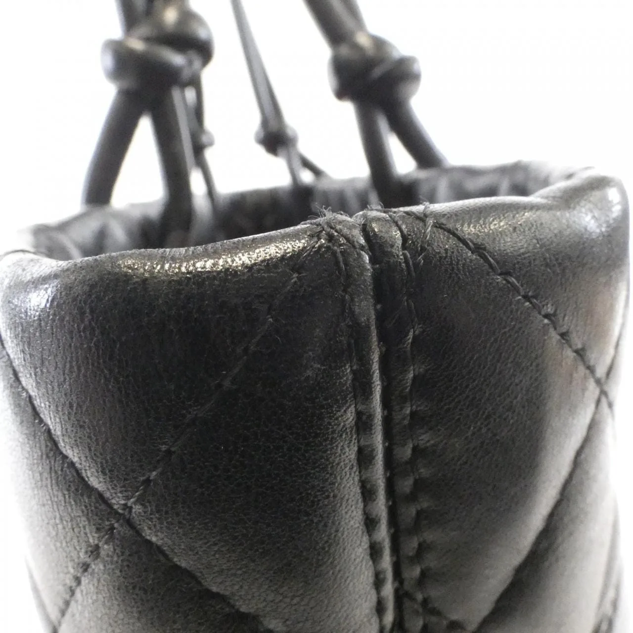 CHANEL Cambon 25169 Handbag Patent Leather 5