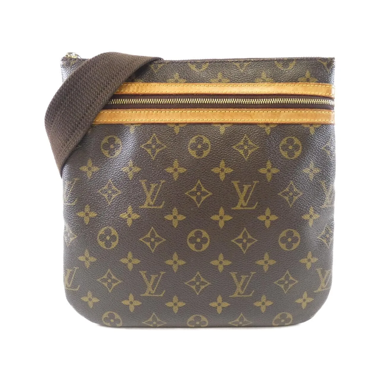 LOUIS VUITTON Pochette M40044 Shoulder Monogram Black