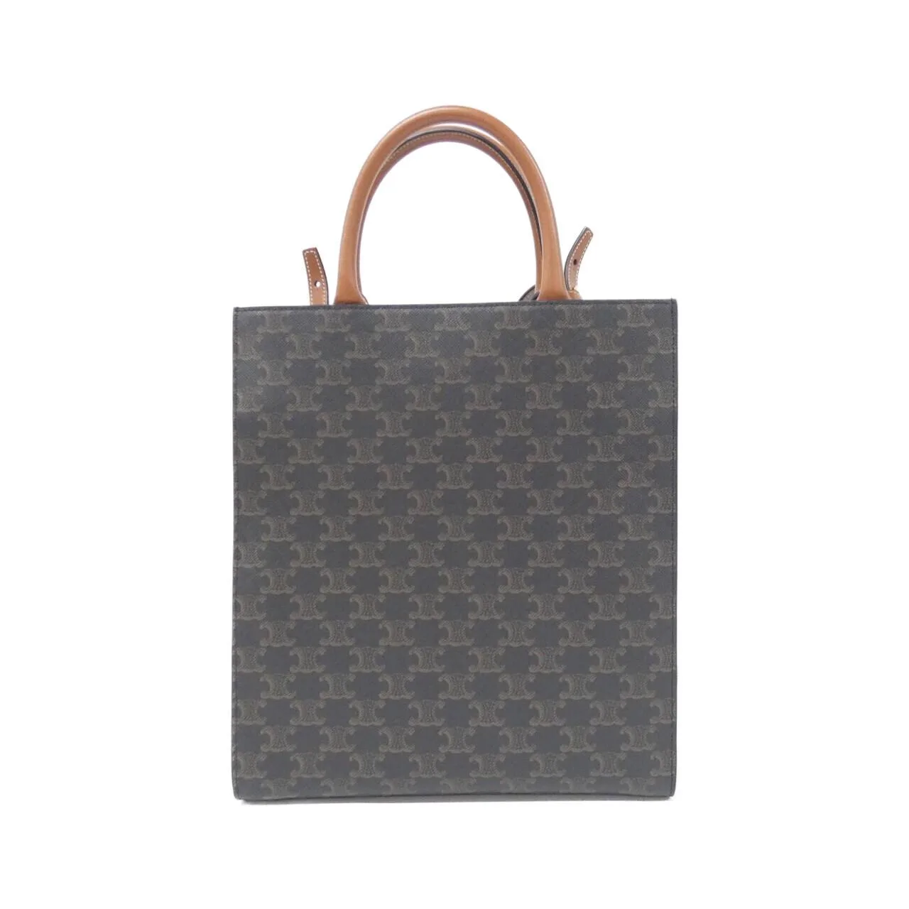 CELINE Cabas 191542BZK Handbag Canvas Black Canvas - Thumbnail 2