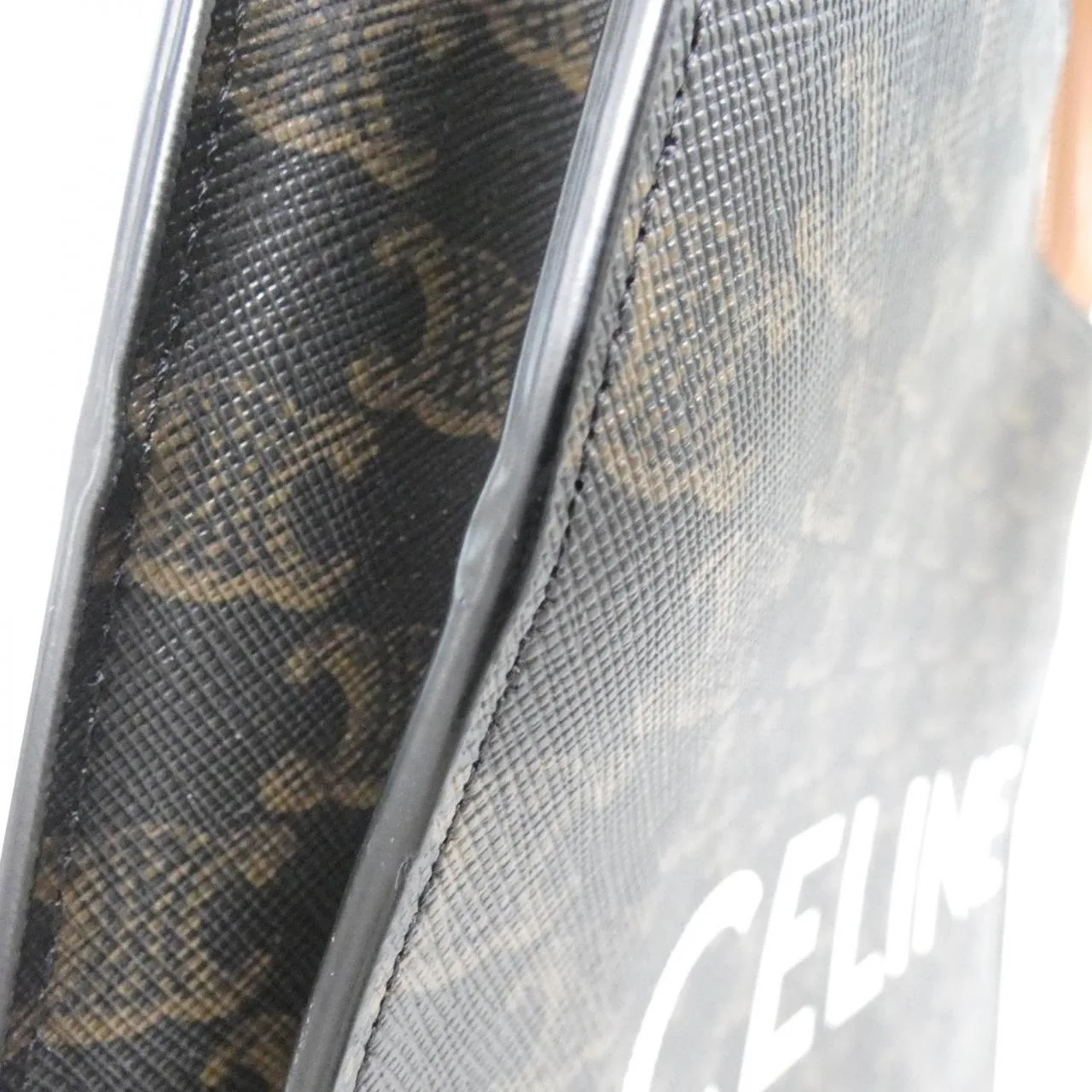 CELINE Cabas 191542BZK Handbag Canvas Black Canvas - Thumbnail 4