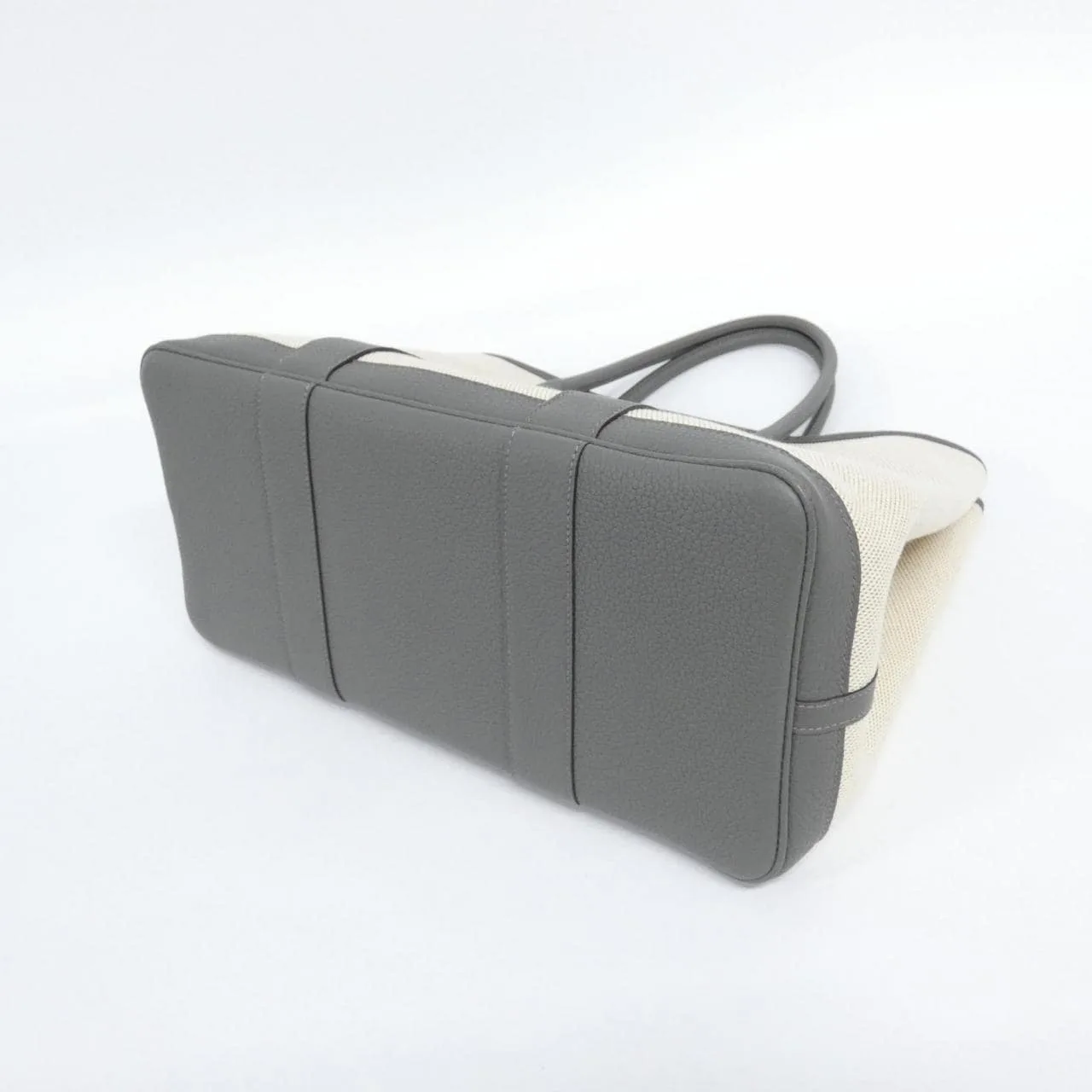 HERMES Garden Party 066781CK Tote Black Rank A - Thumbnail 2