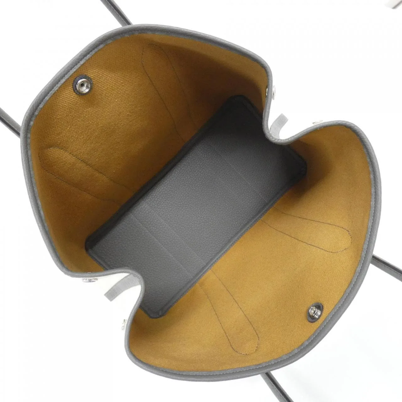 HERMES Garden Party 066781CK Tote Black Rank A - Thumbnail 5