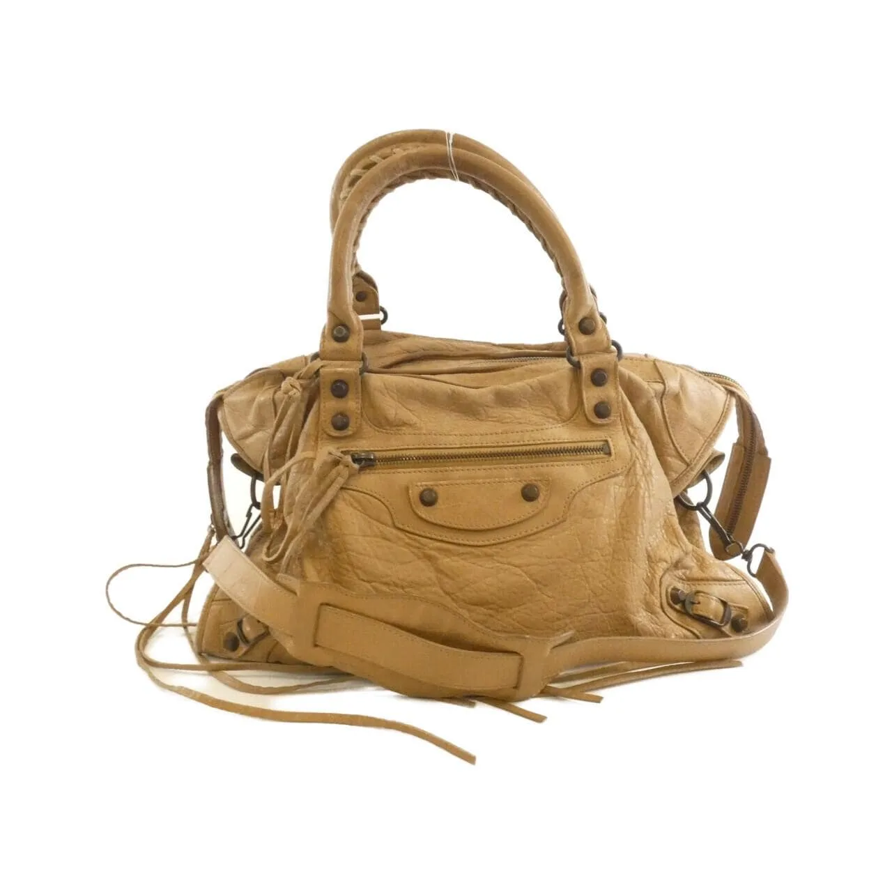 BALENCIAGA Le City 115748 D94JT Handbag Lambskin Black