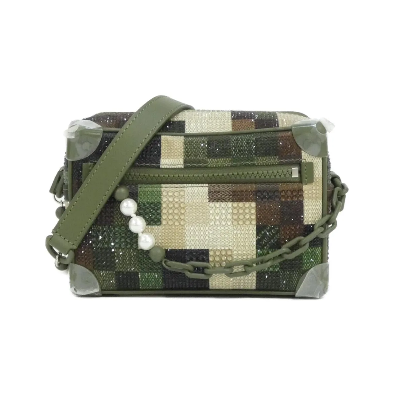 LOUIS VUITTON Soft Trunk N40573 Shoulder Satin