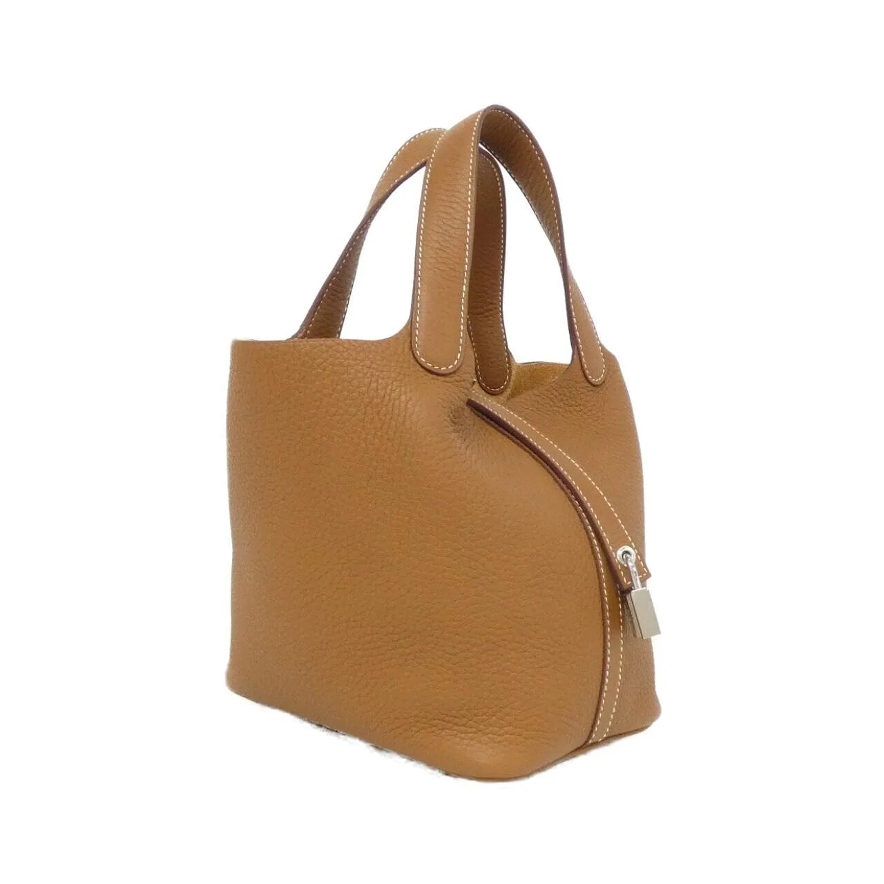 HERMES Picotin 056289CK Handbag Clemence