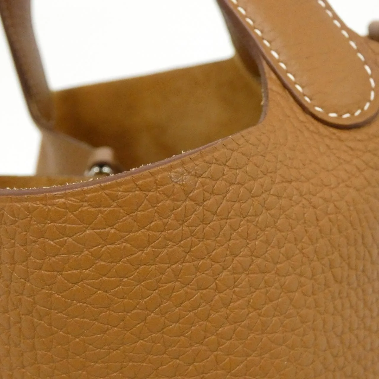 HERMES Picotin 056289CK Handbag Clemence 4