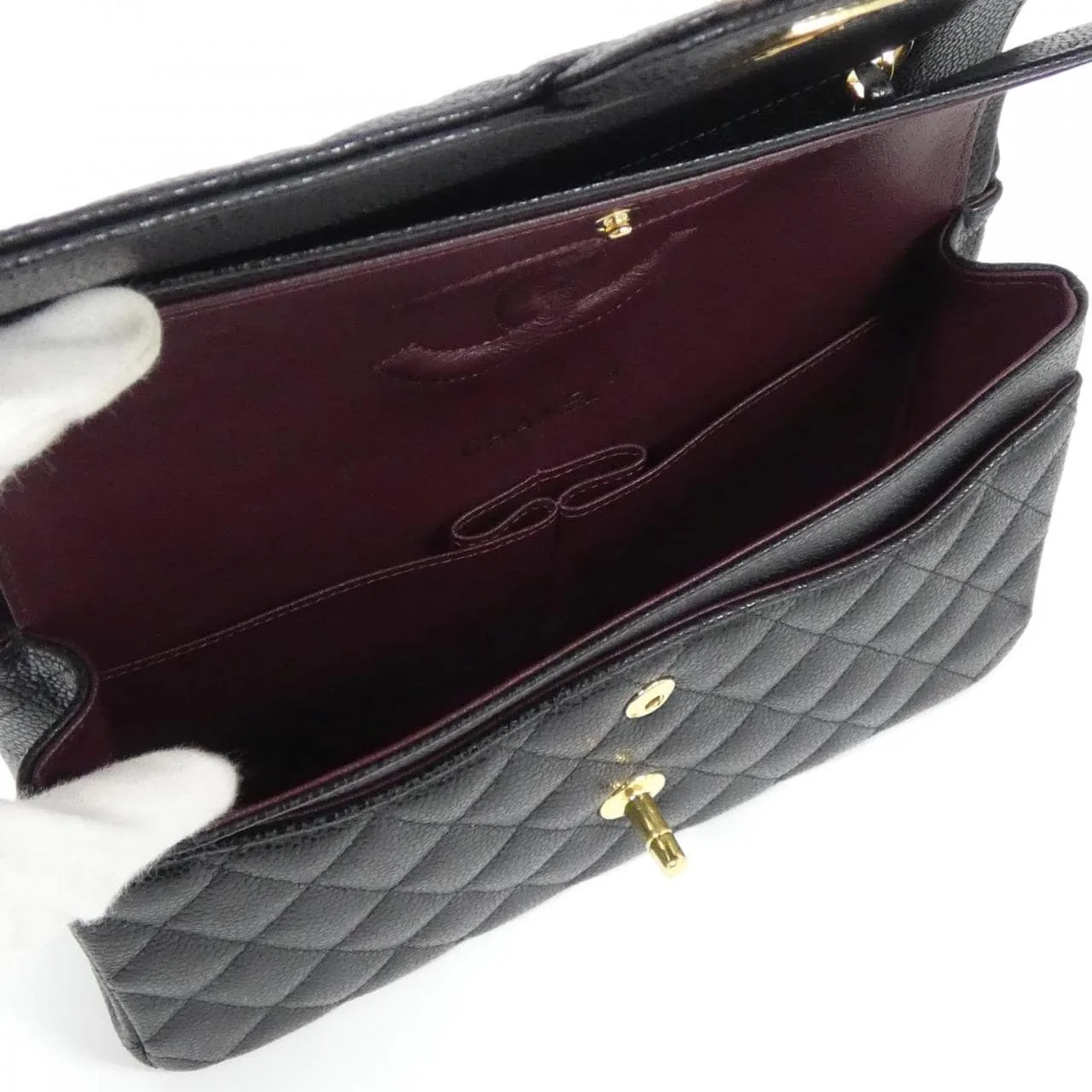CHANEL Matelasse 1112 Shoulder Grained Calfskin 5