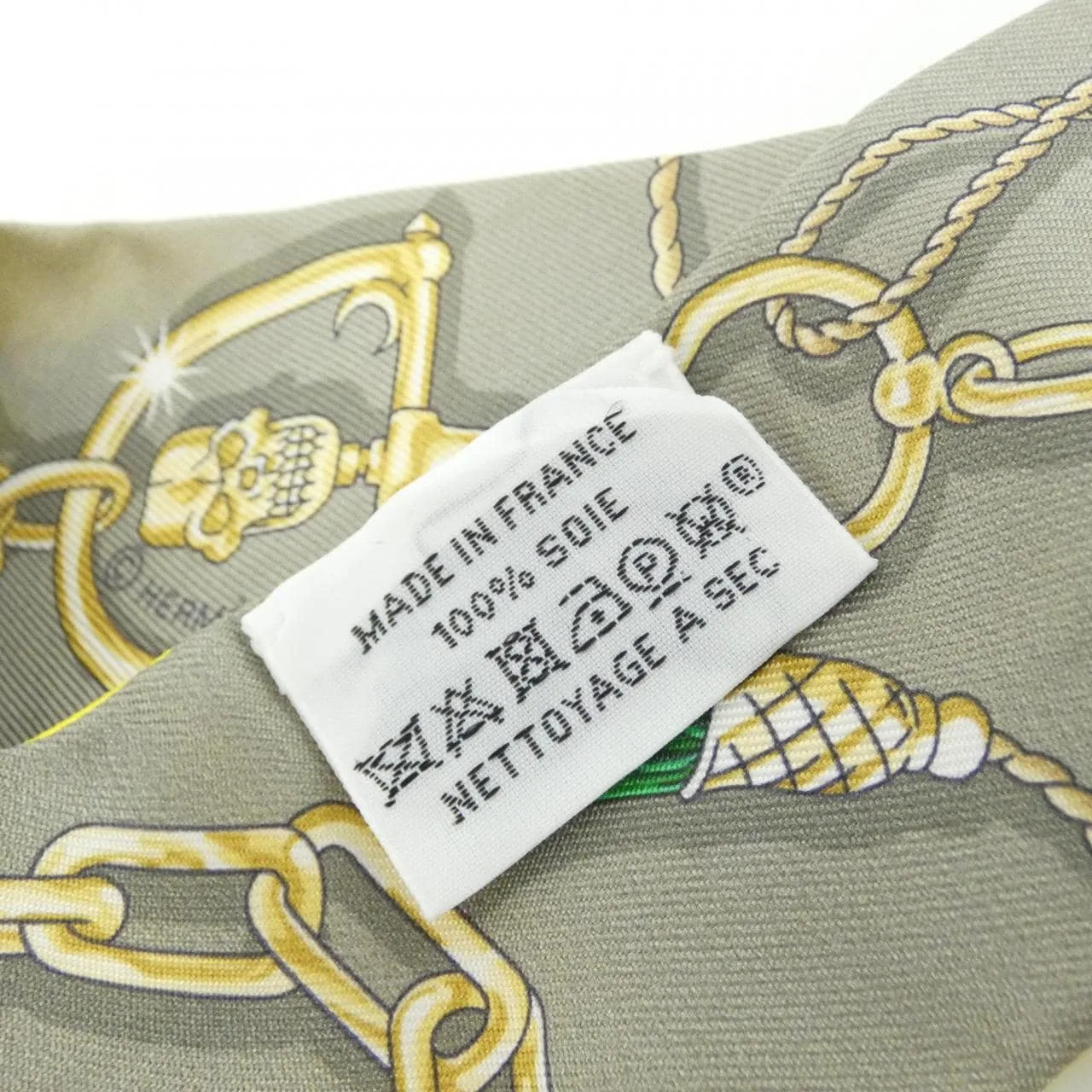 HERMES 062743S Scarf Black Rank A - Thumbnail 3