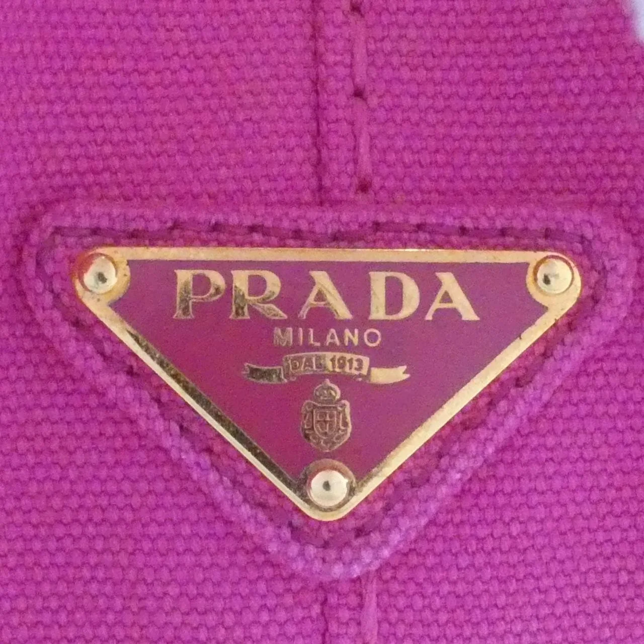 PRADA Canapa BN2439 Handbag Black - Thumbnail 5