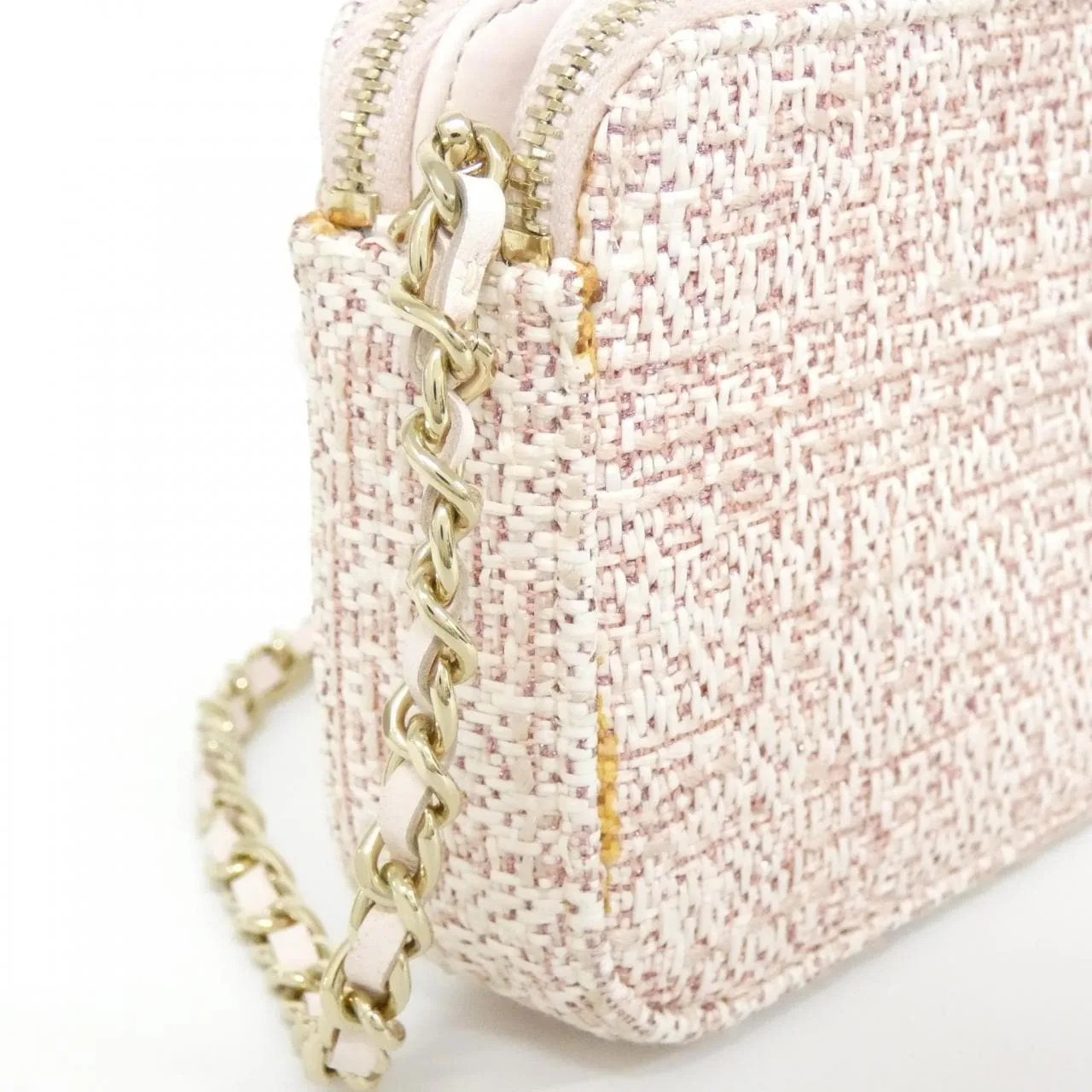 CHANEL Deauville 84415 銀包 帆布 5