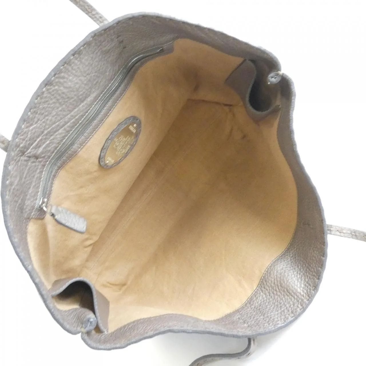 FENDI Sunshine Shopper 8BH126 NDU Handbag Leather Black Leather - Thumbnail 6