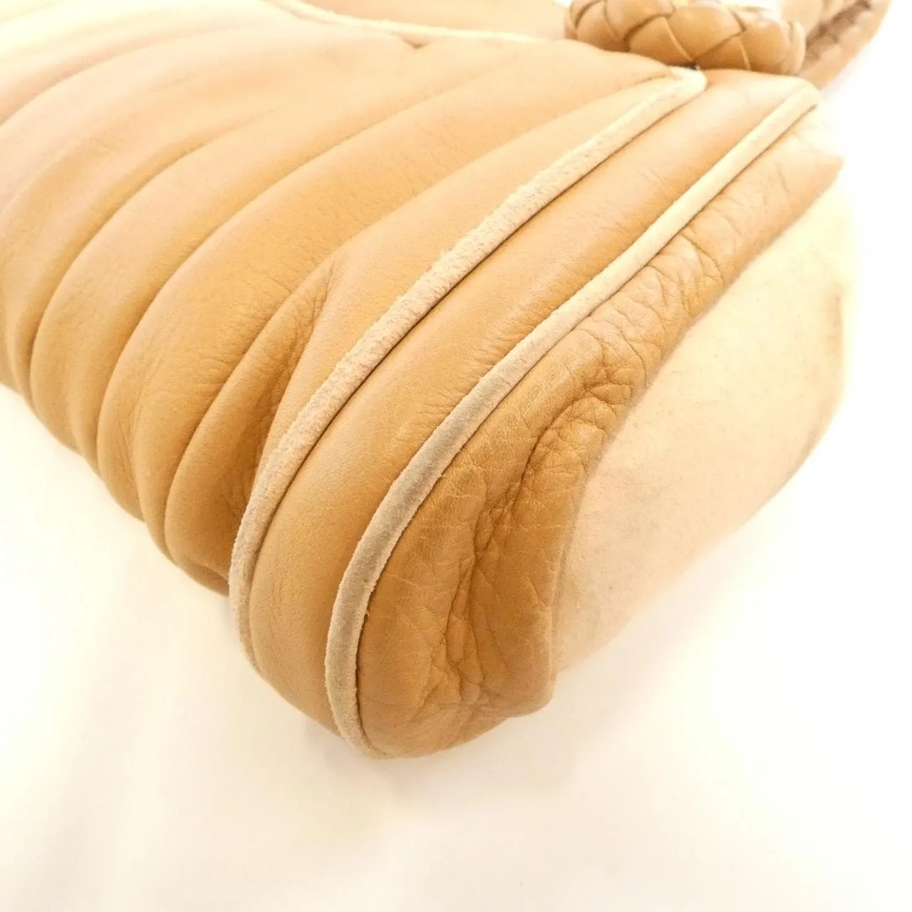 FENDI Baguette 8BR425 LLD Handbag Leather Camel Leather - Thumbnail 2