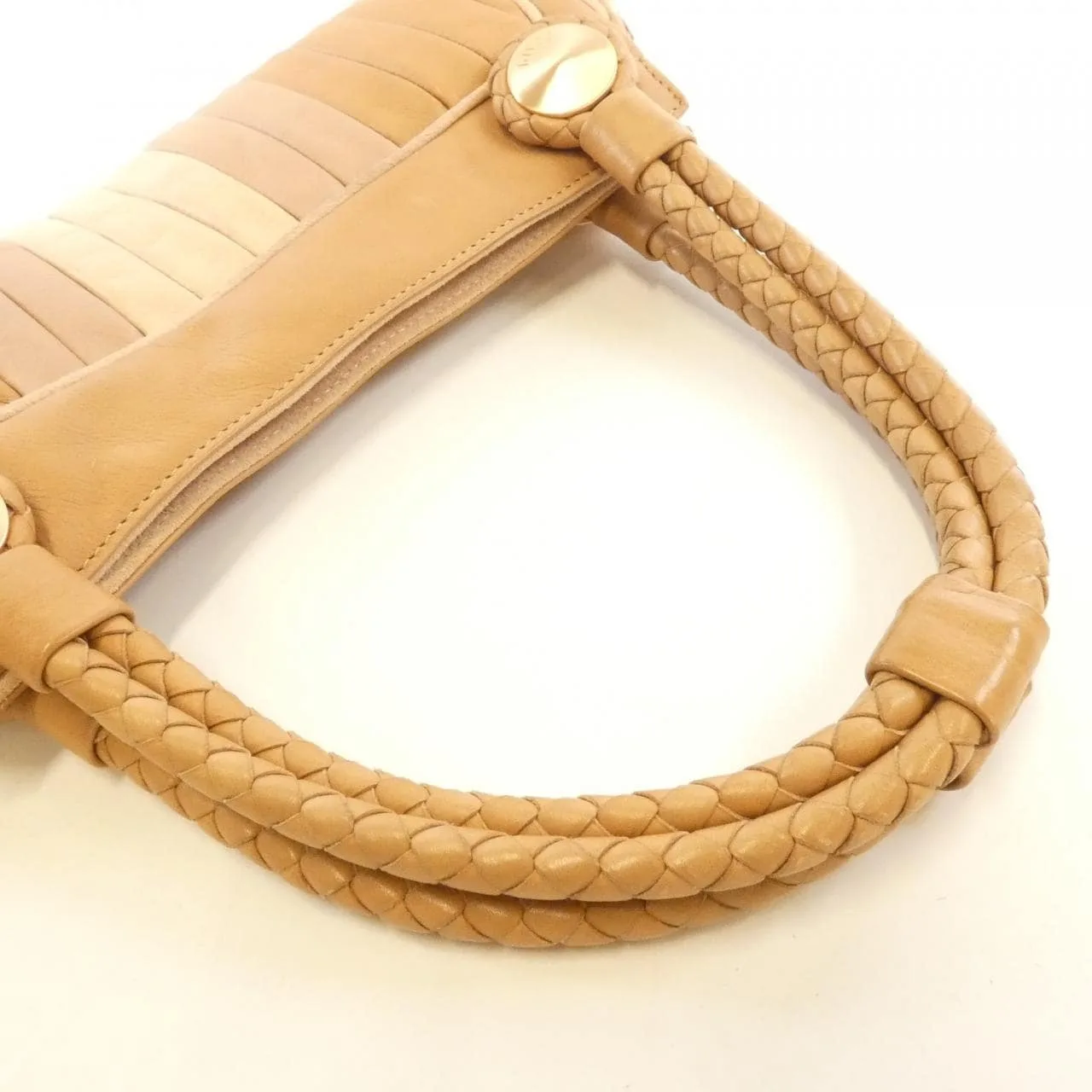 FENDI Baguette 8BR425 LLD Handbag Leather Camel Leather - Thumbnail 6