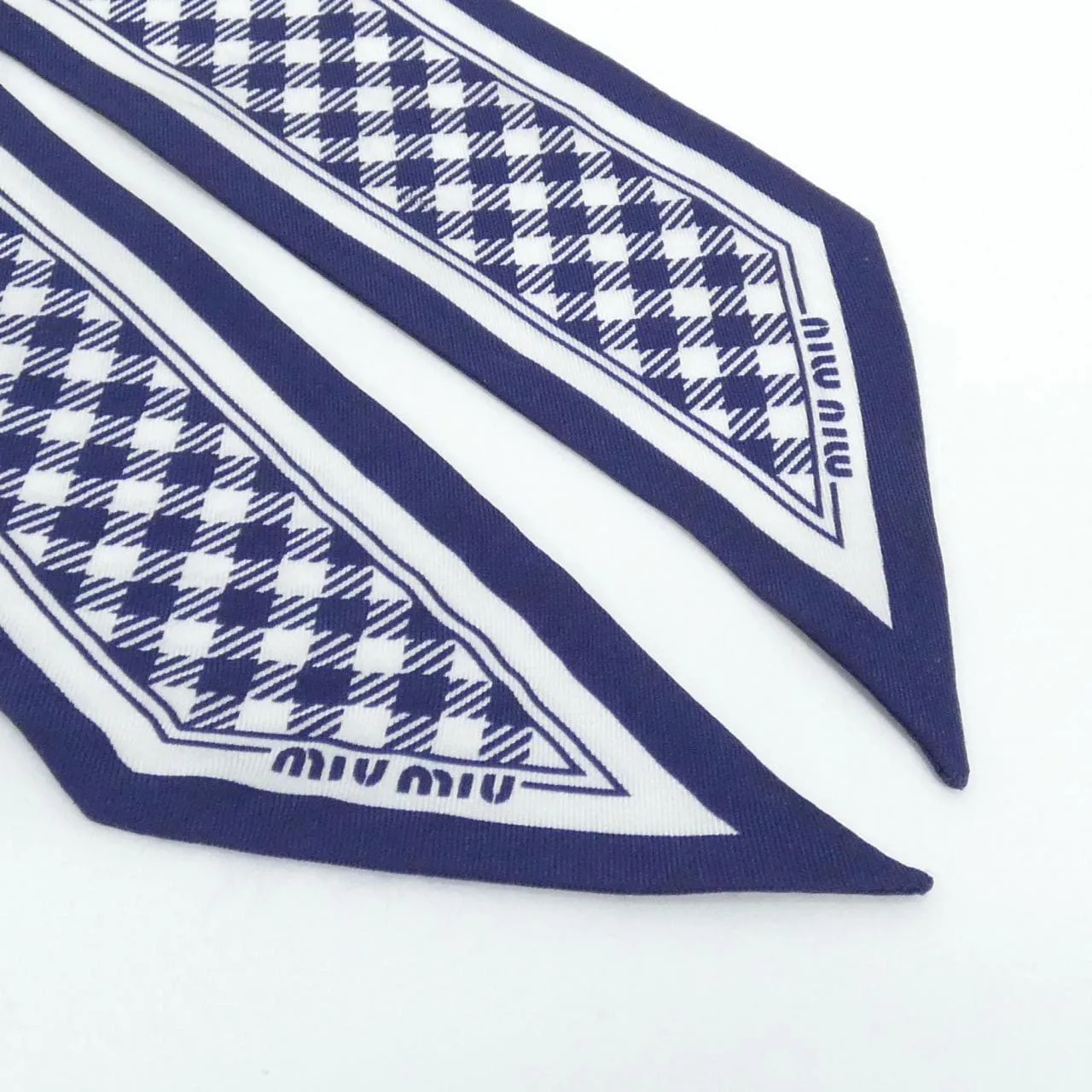 MIU MIU 5FF008 Scarf Black Rank A - Thumbnail 2