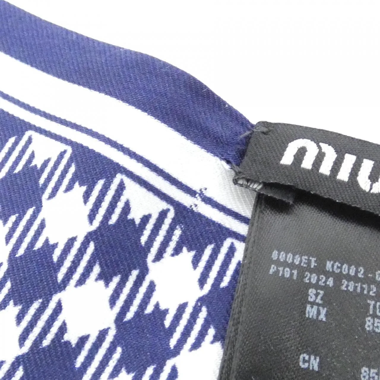 MIU MIU 5FF008 Scarf Black Rank A - Thumbnail 3