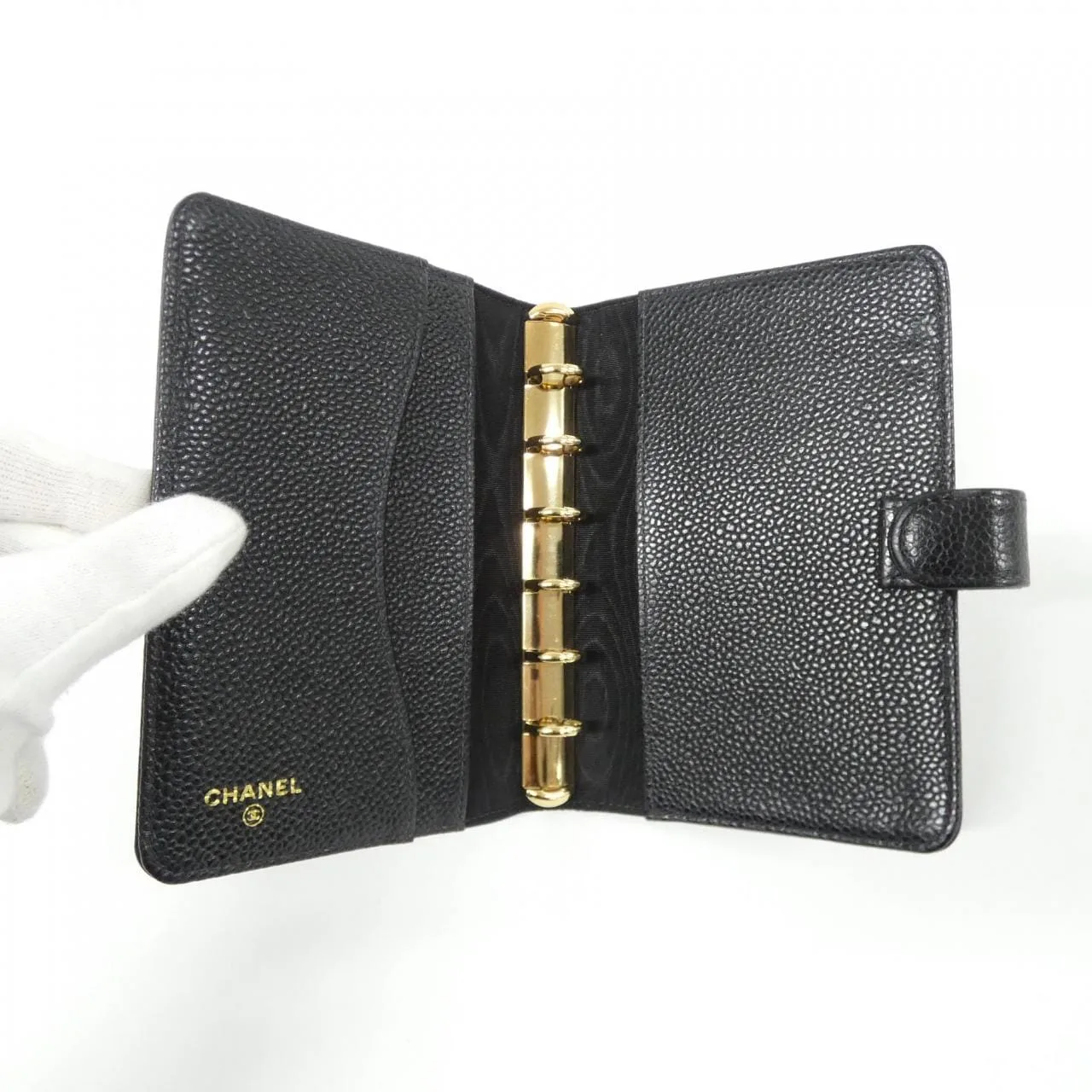 CHANEL 13505 銀包 荔枝紋牛皮 5