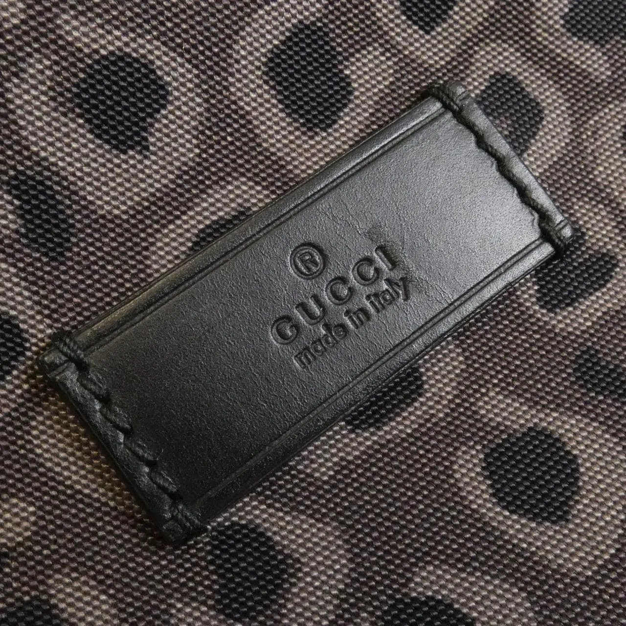 GUCCI 341739 手提包 帆布 灰色 帆布 中古品B - 縮圖 4