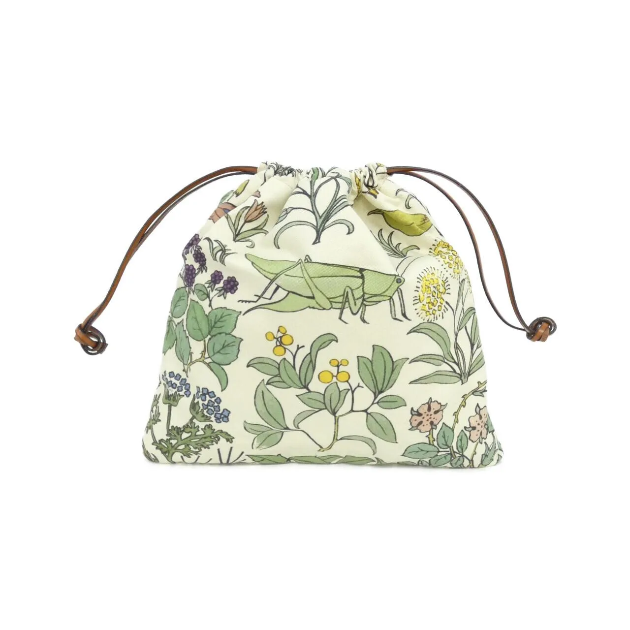 LOEWE C822057X10 Pouch Canvas 白色 帆布 中古品A - 縮圖 2