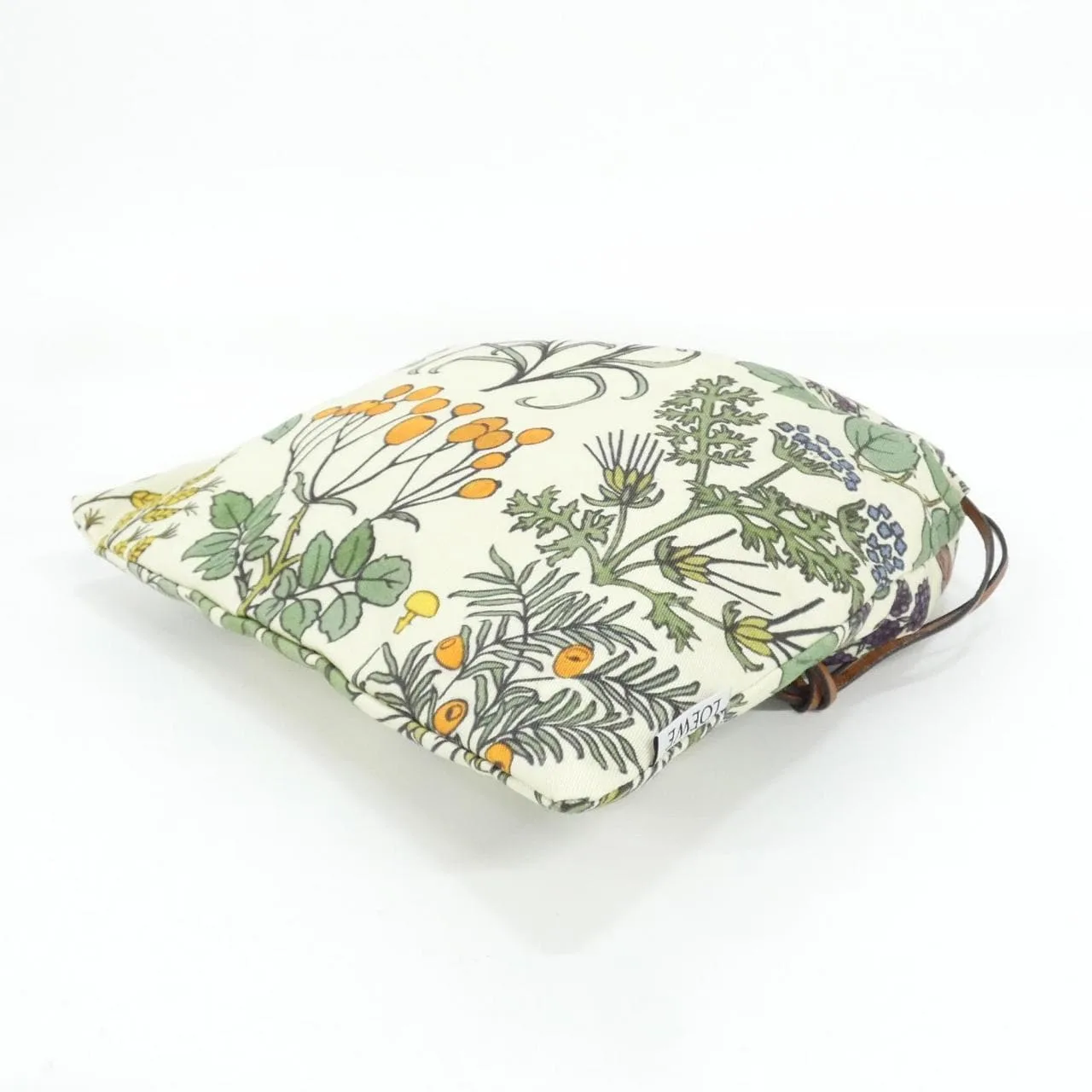 LOEWE C822057X10 Pouch Canvas 白色 帆布 中古品A - 縮圖 3