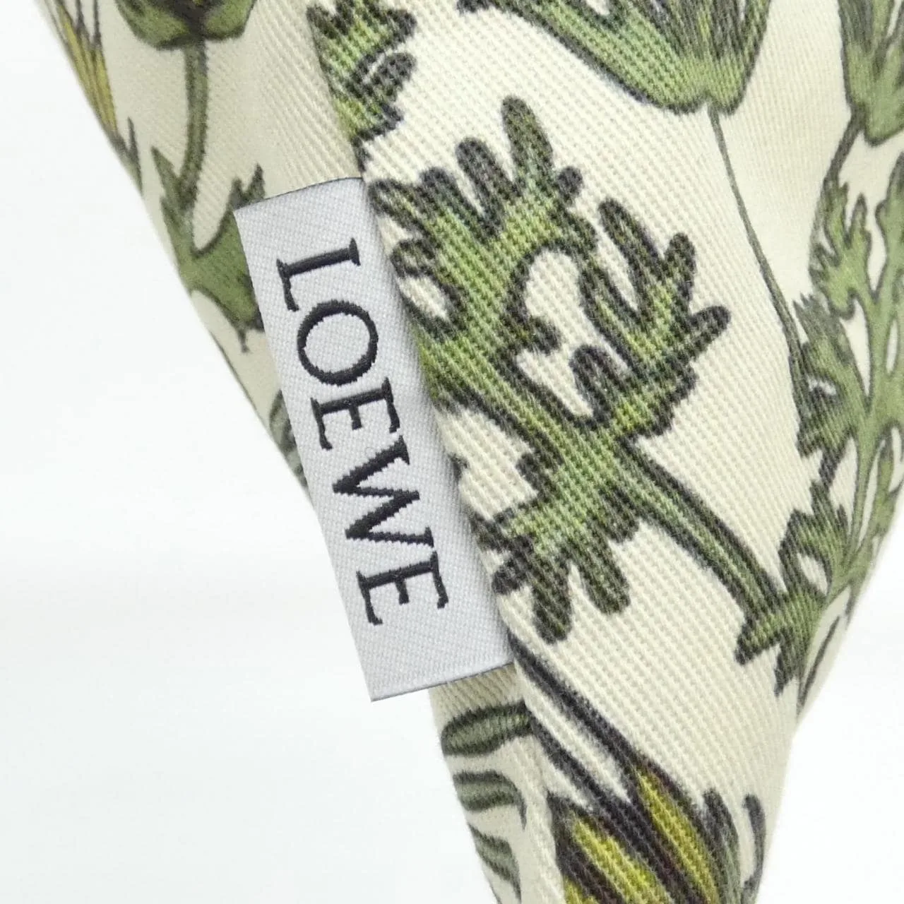 LOEWE C822057X10 Pouch Canvas 白色 帆布 中古品A - 縮圖 5