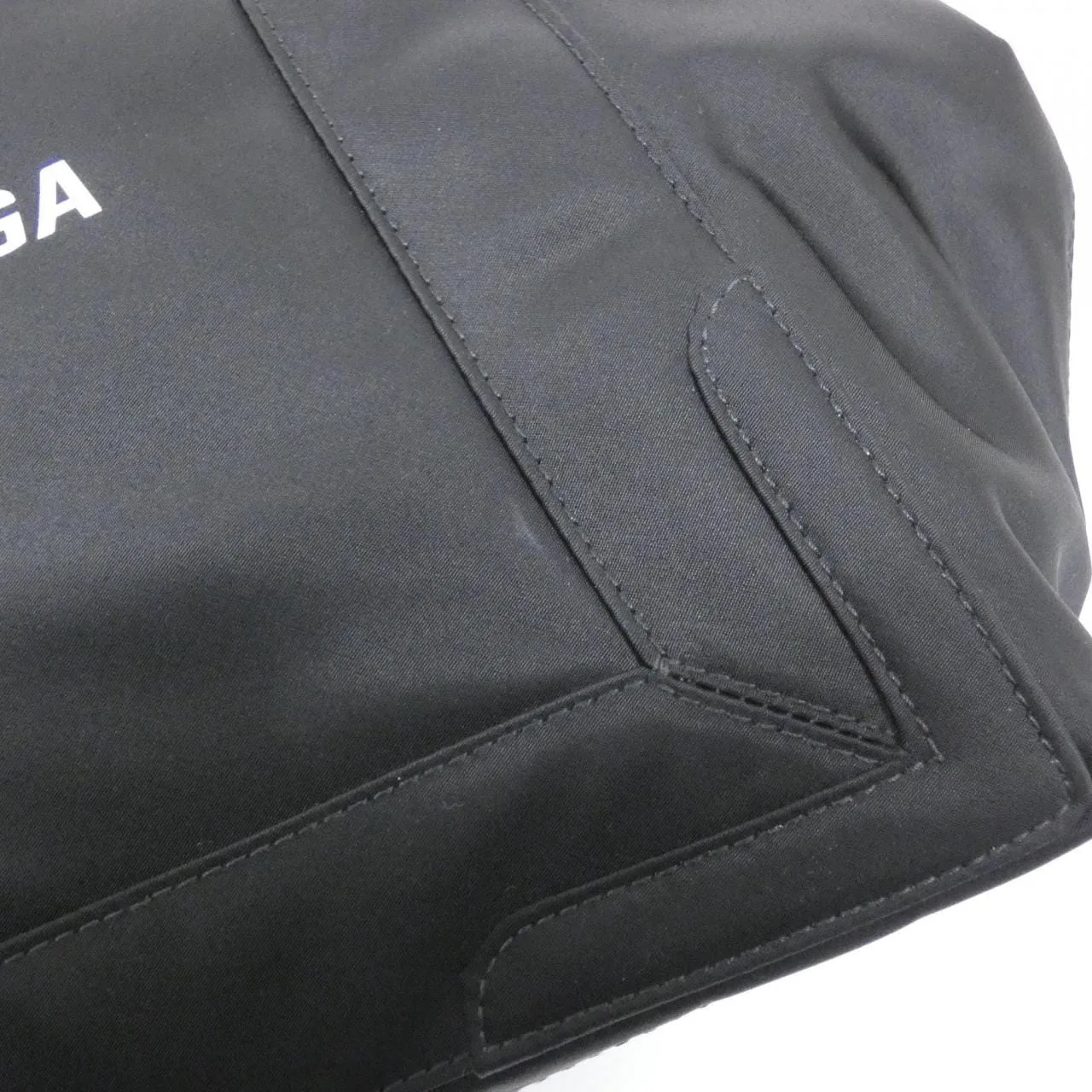 BALENCIAGA 339933 210K4 Handbag Nylon Navy Nylon - Thumbnail 4