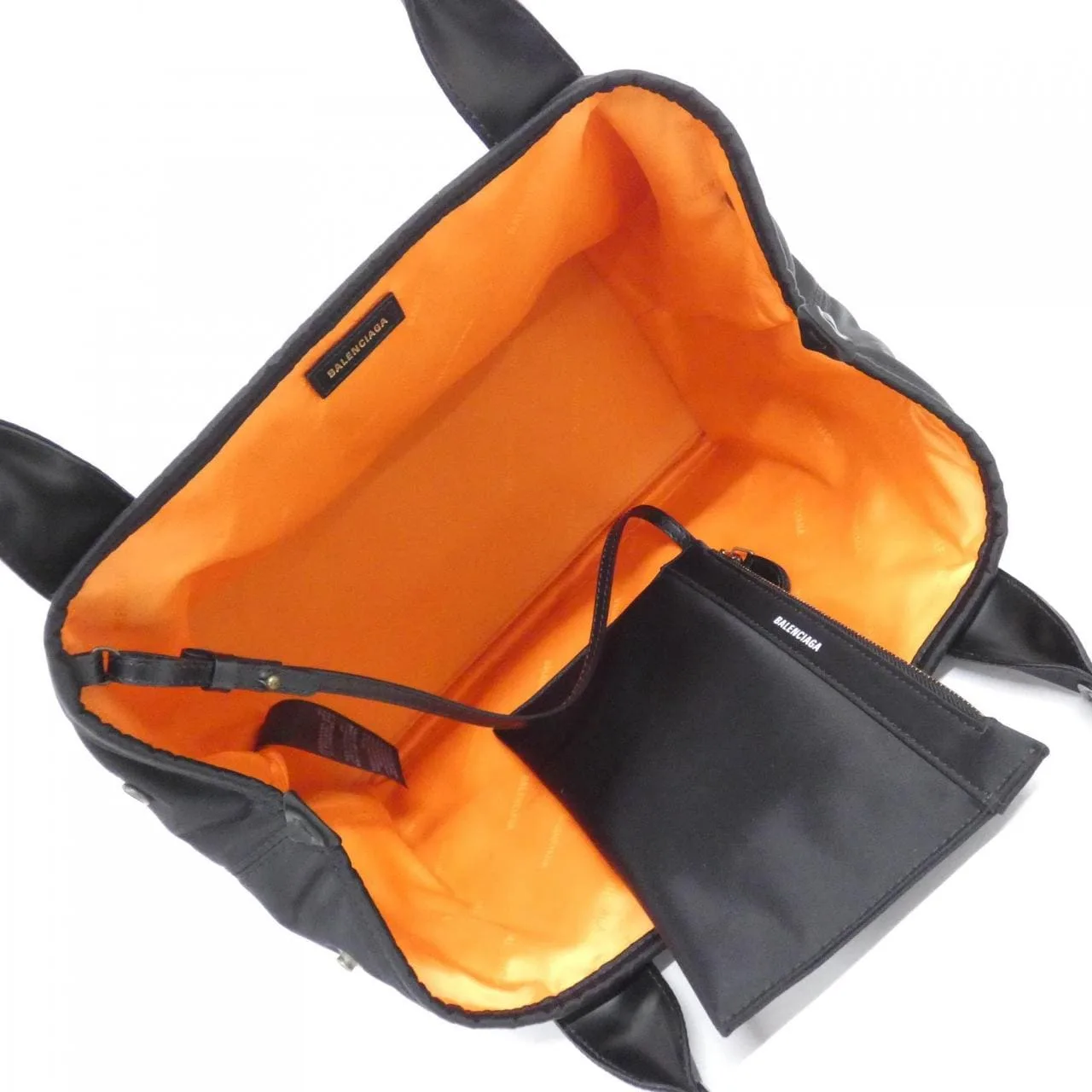 BALENCIAGA 339933 210K4 Handbag Nylon Navy Nylon - Thumbnail 7