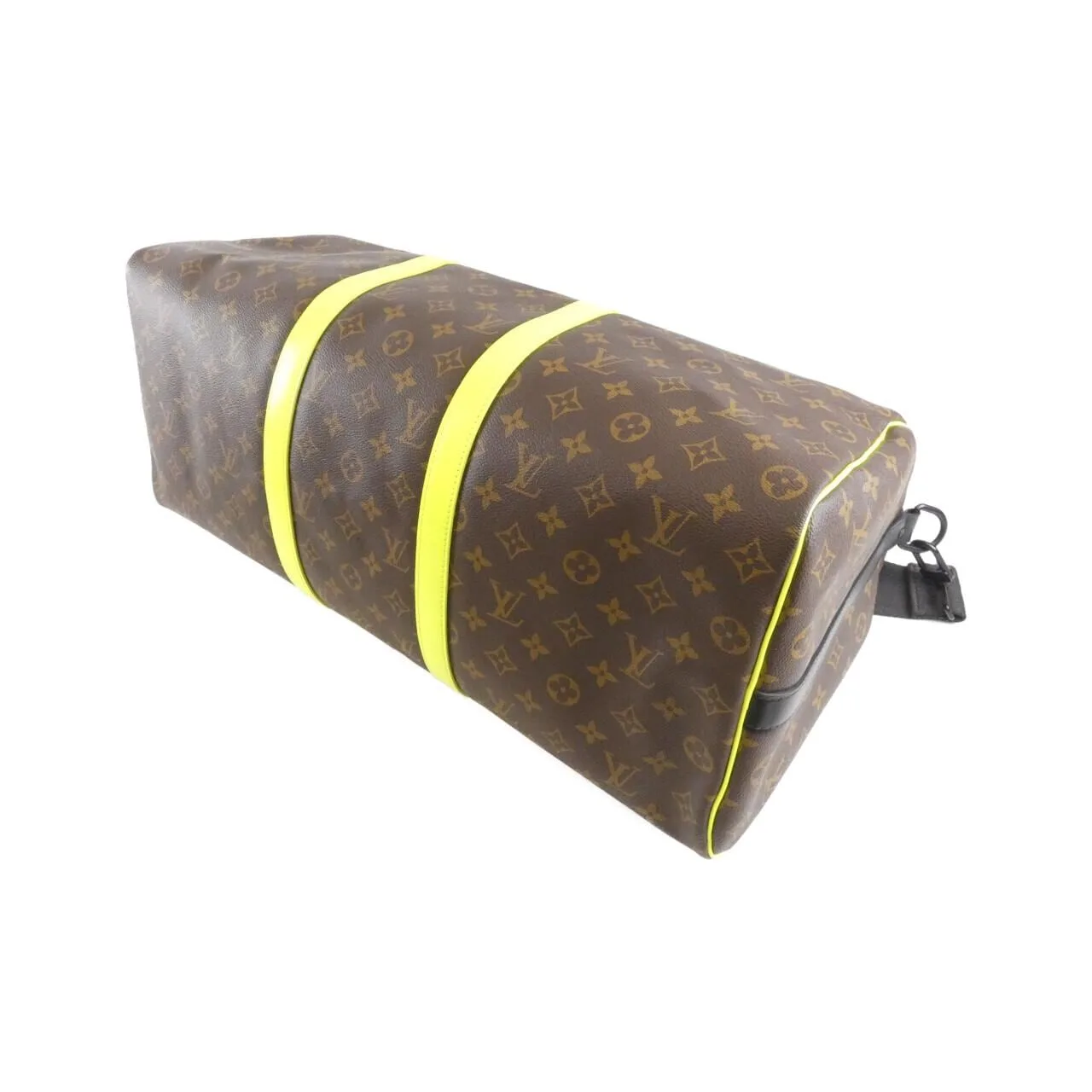 LOUIS VUITTON Keepall M45866 波士頓包 Monogram 黃色 Monogram 中古品A - 縮圖 2