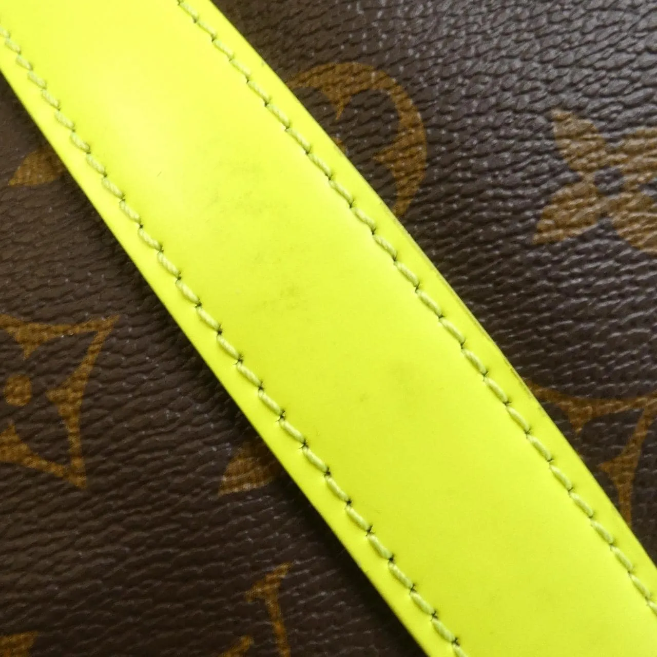 LOUIS VUITTON Keepall M45866 波士頓包 Monogram 黃色 Monogram 中古品A - 縮圖 5