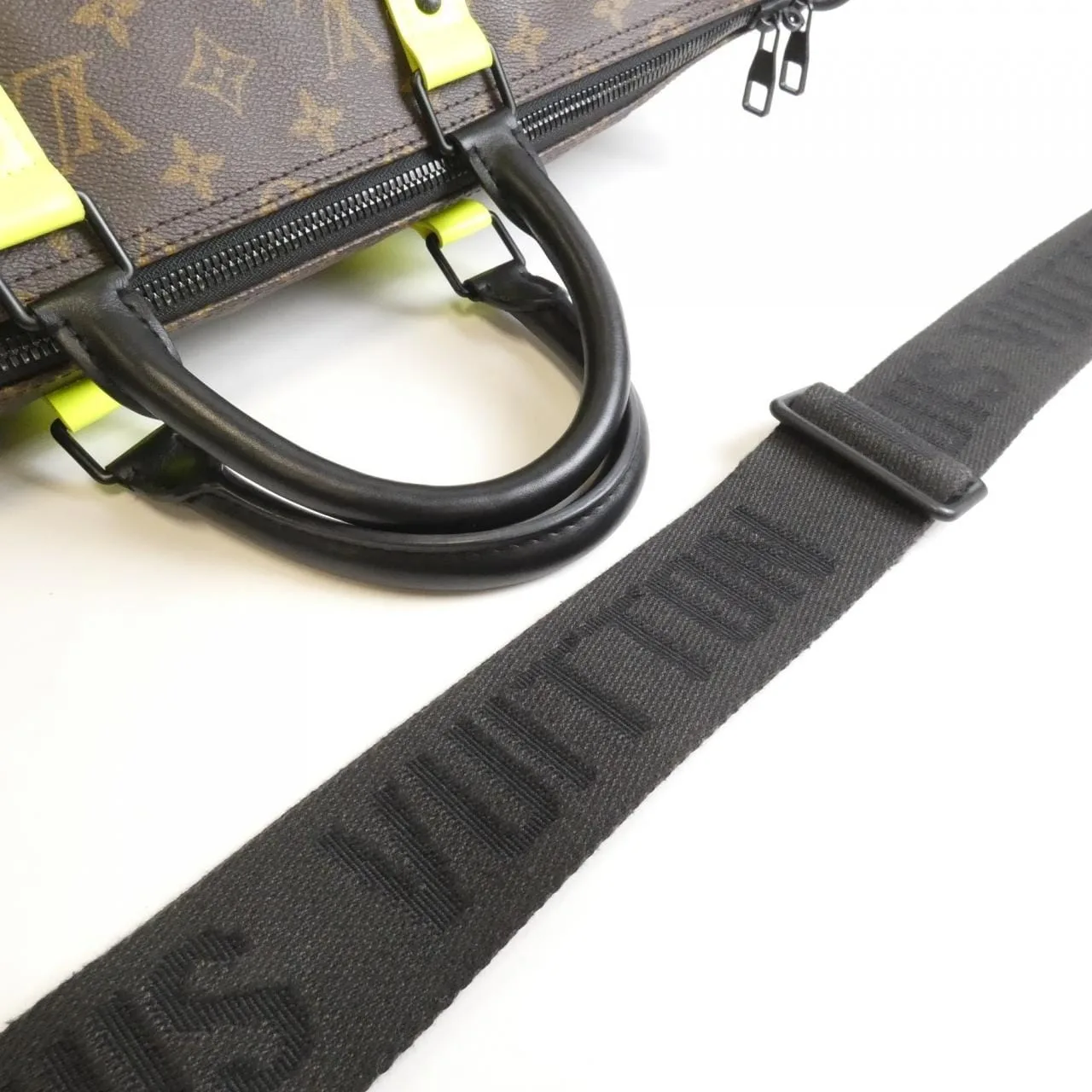 LOUIS VUITTON Keepall M45866 波士頓包 Monogram 黃色 Monogram 中古品A - 縮圖 8