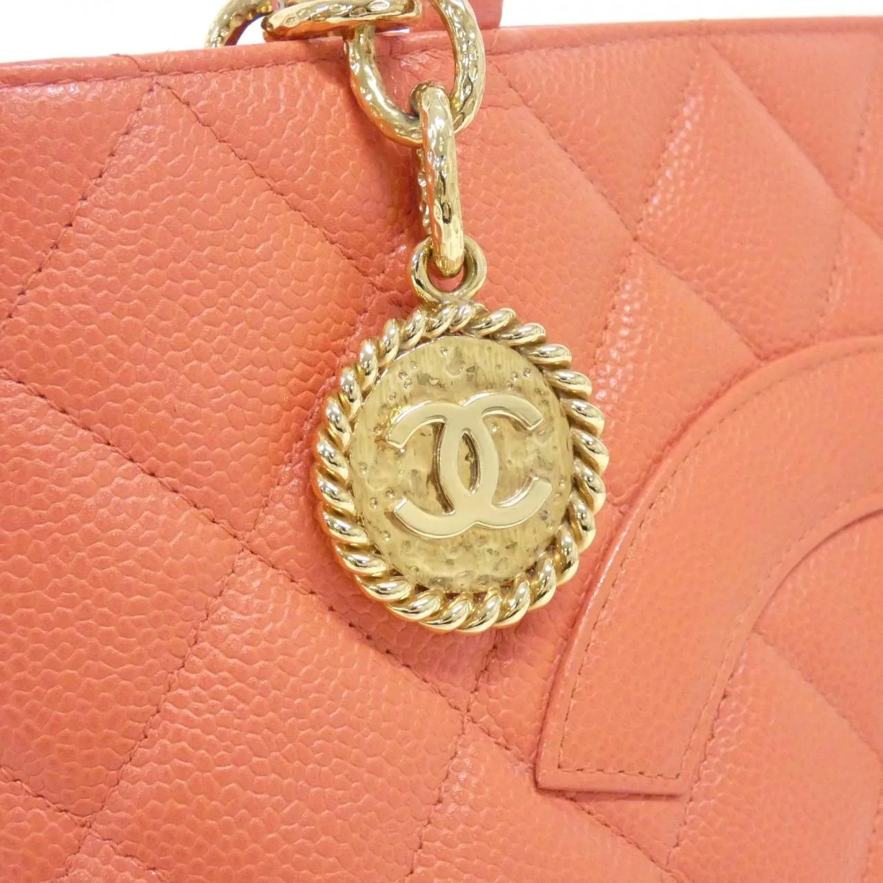 CHANEL Matelasse 1804 Handbag Grained Calfskin 4