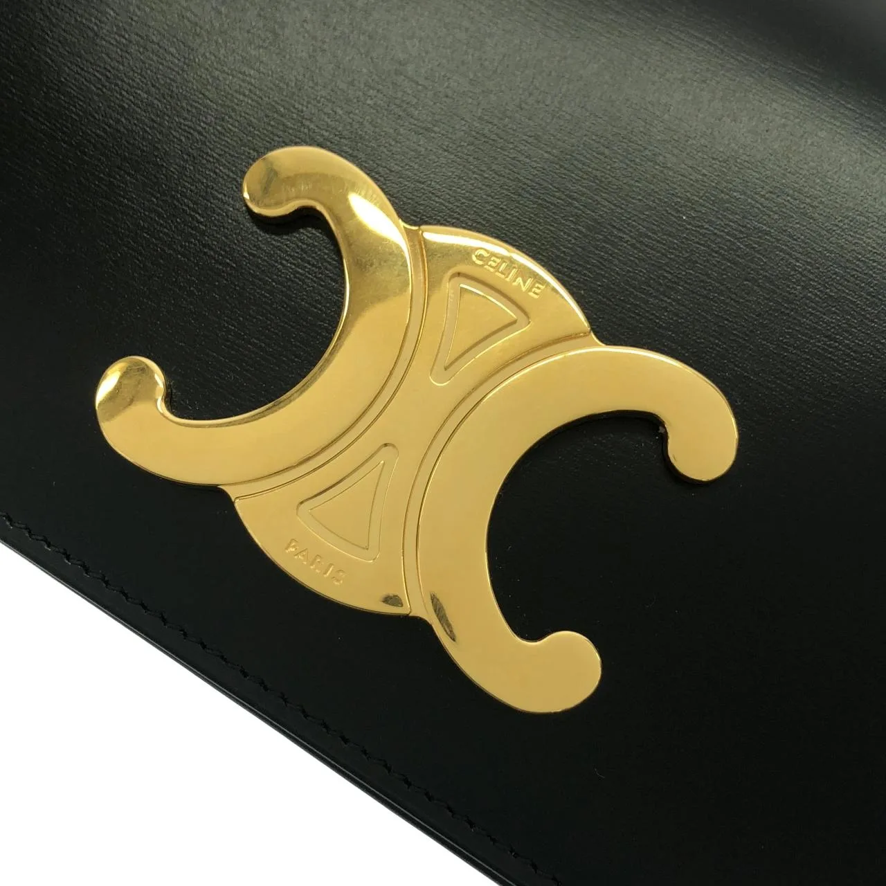 CELINE 10L973GCH Shoulder Black Rank A - Thumbnail 4