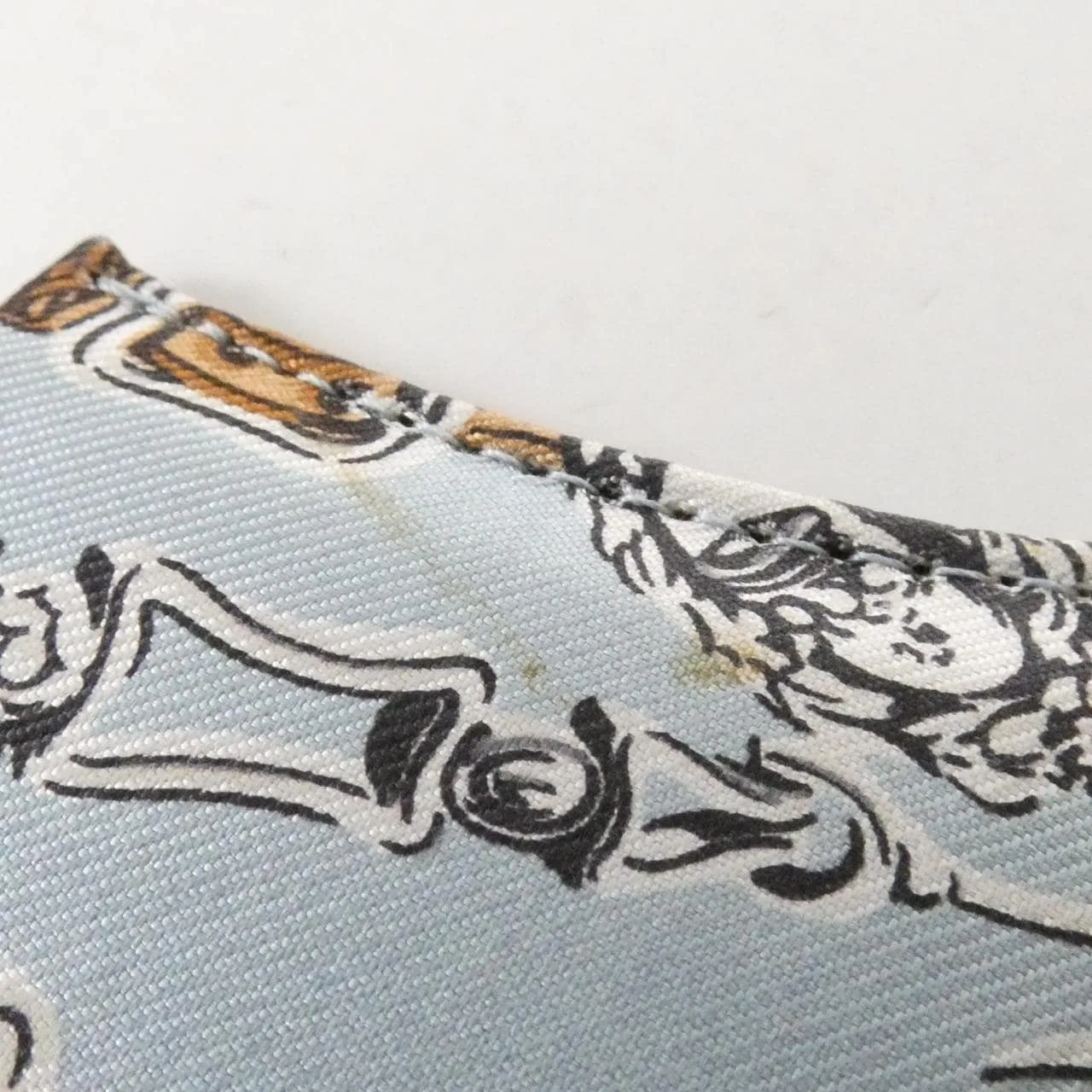 HERMES Silky City 062266CK Shoulder Blue Rank B - Thumbnail 4