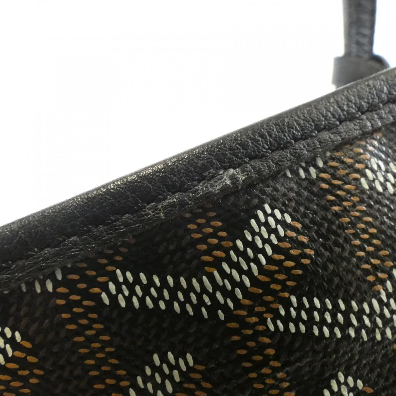GOYARD Saint Louis AMA LOUIS PM Tote Canvas Black Canvas - Thumbnail 3