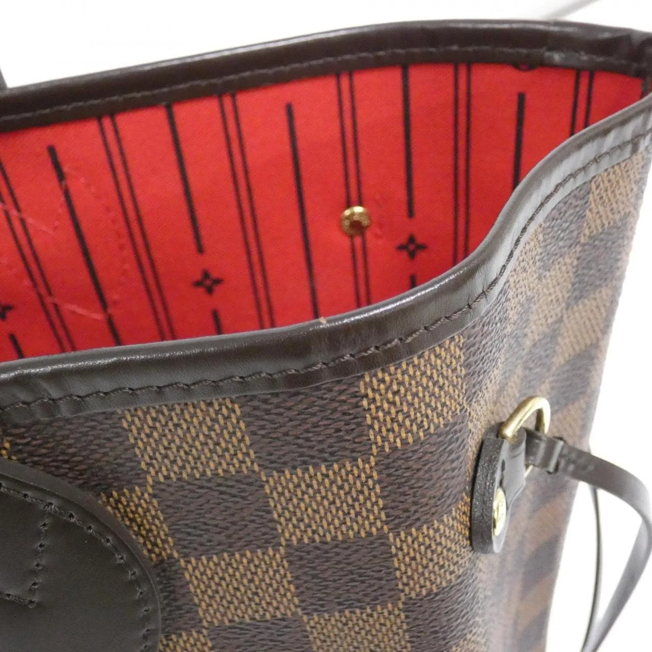 LOUIS VUITTON Neverfull N51105 Tote Damier 3